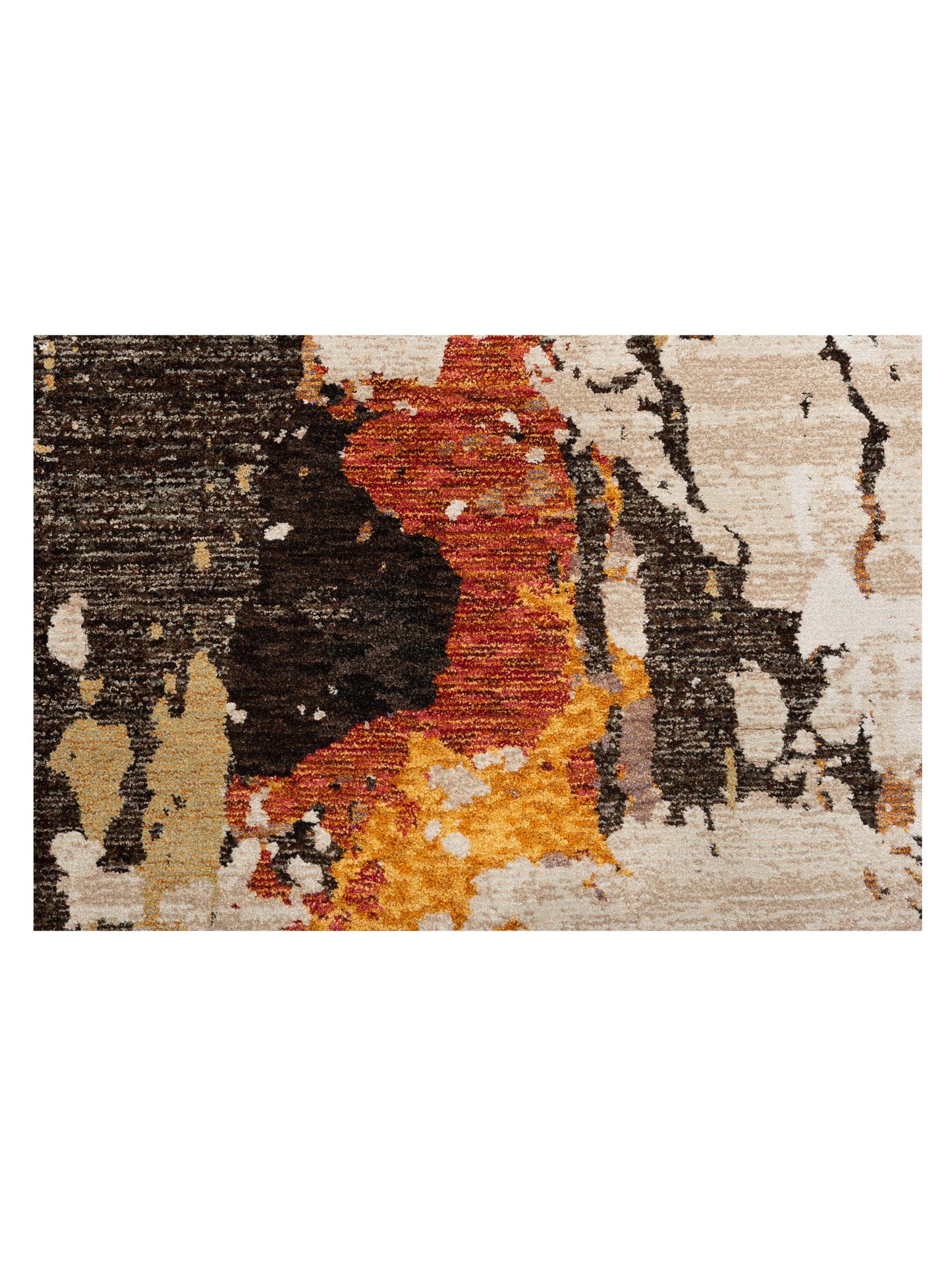 Alaric Ivory Green 6.7x9.6 Machine Made Rug