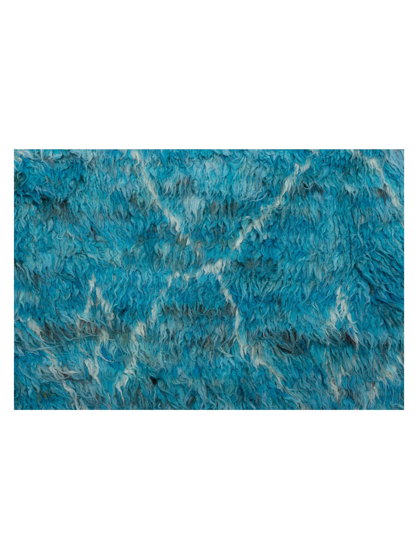 Baskra Turquoise Ivory 10.3x13.10 Hand Knotted Rug