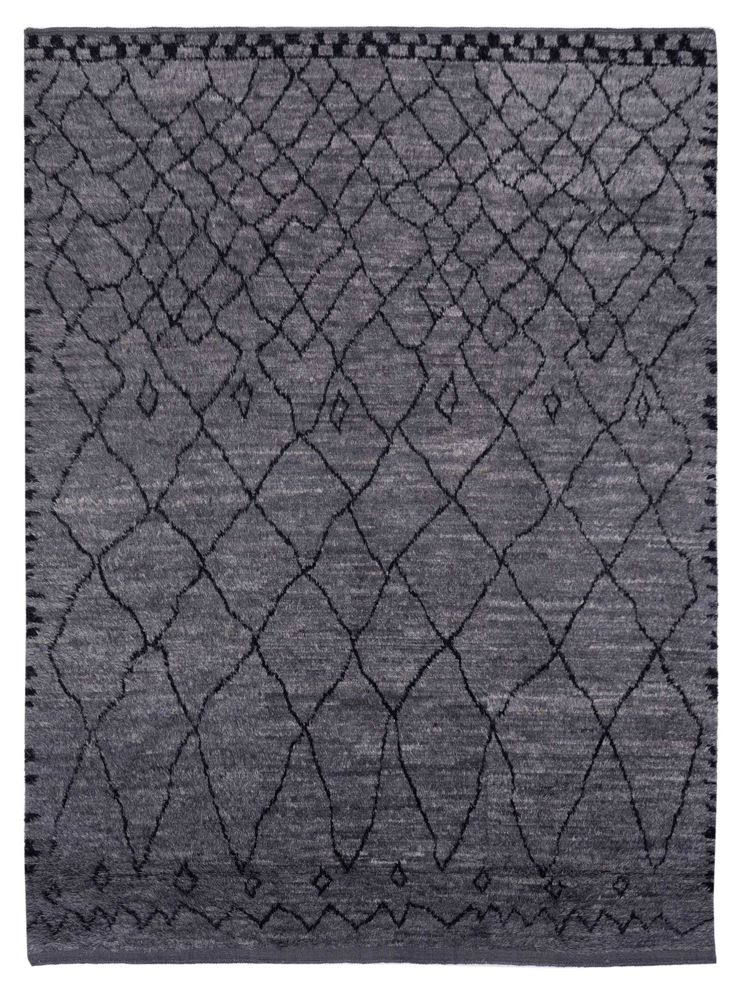 Pasha Berber  Gray Black Contemporary