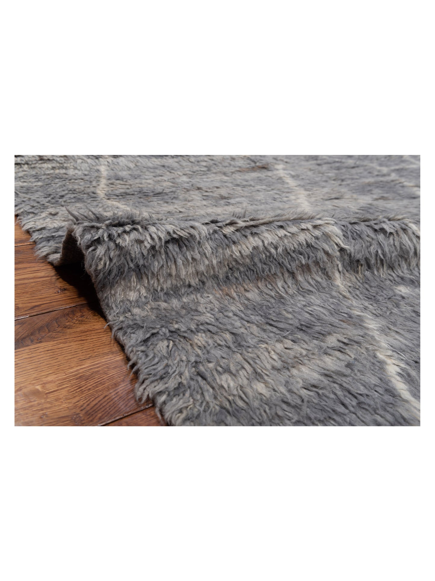 Baskra Gray Ivory 8.10x11.9 Hand Knotted Rug