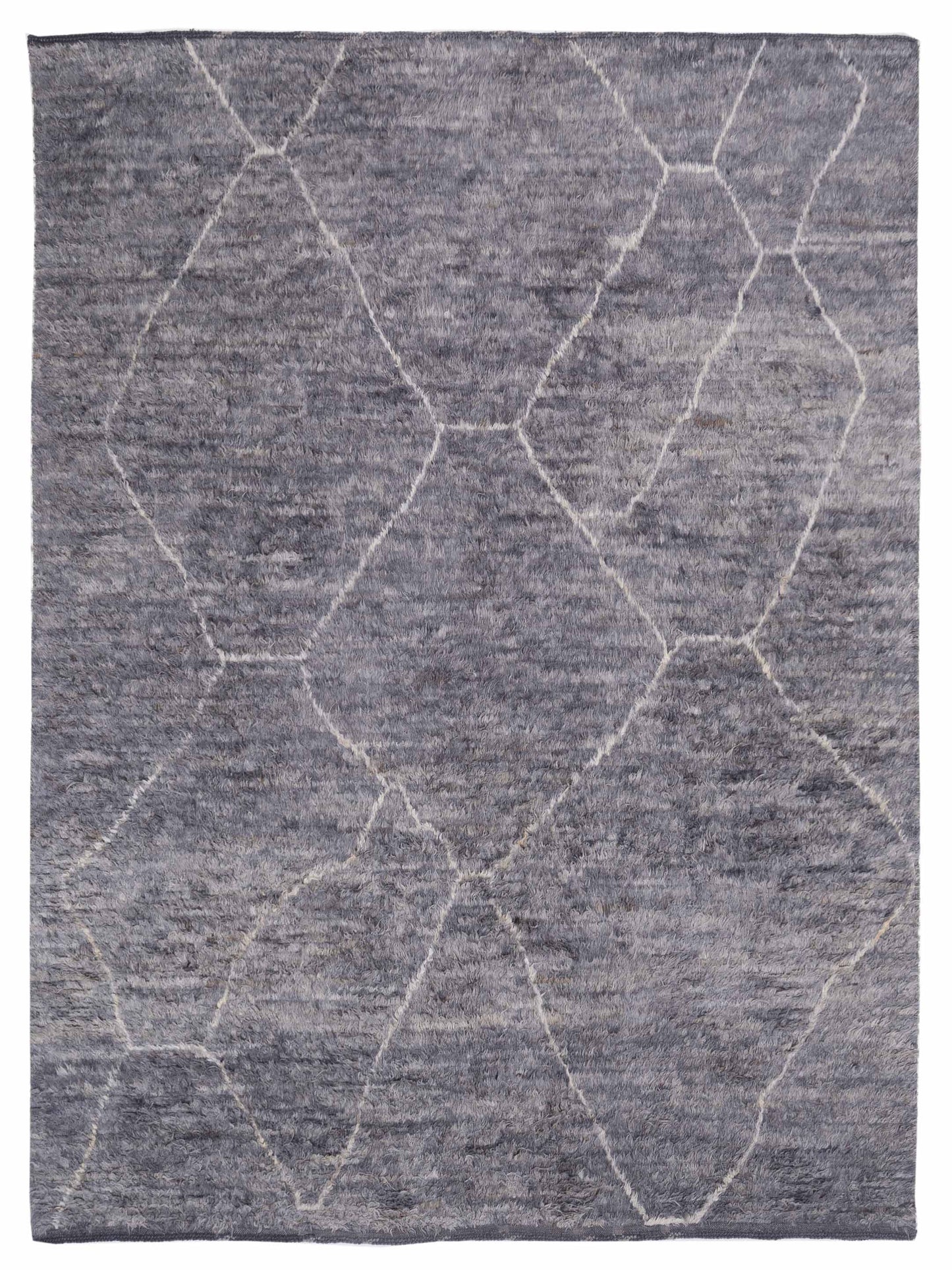 Pasha Berber  Gray Ivory Contemporary