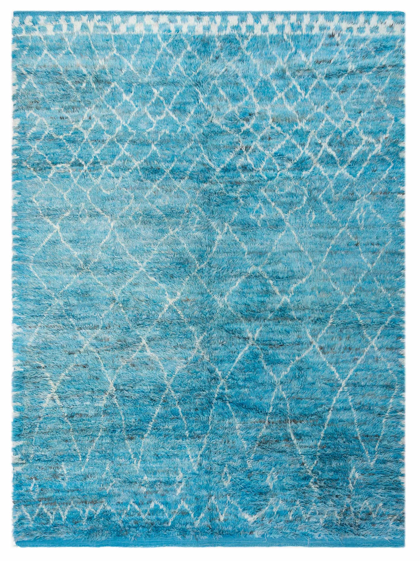 Pasha Berber  Turquoise  Contemporary