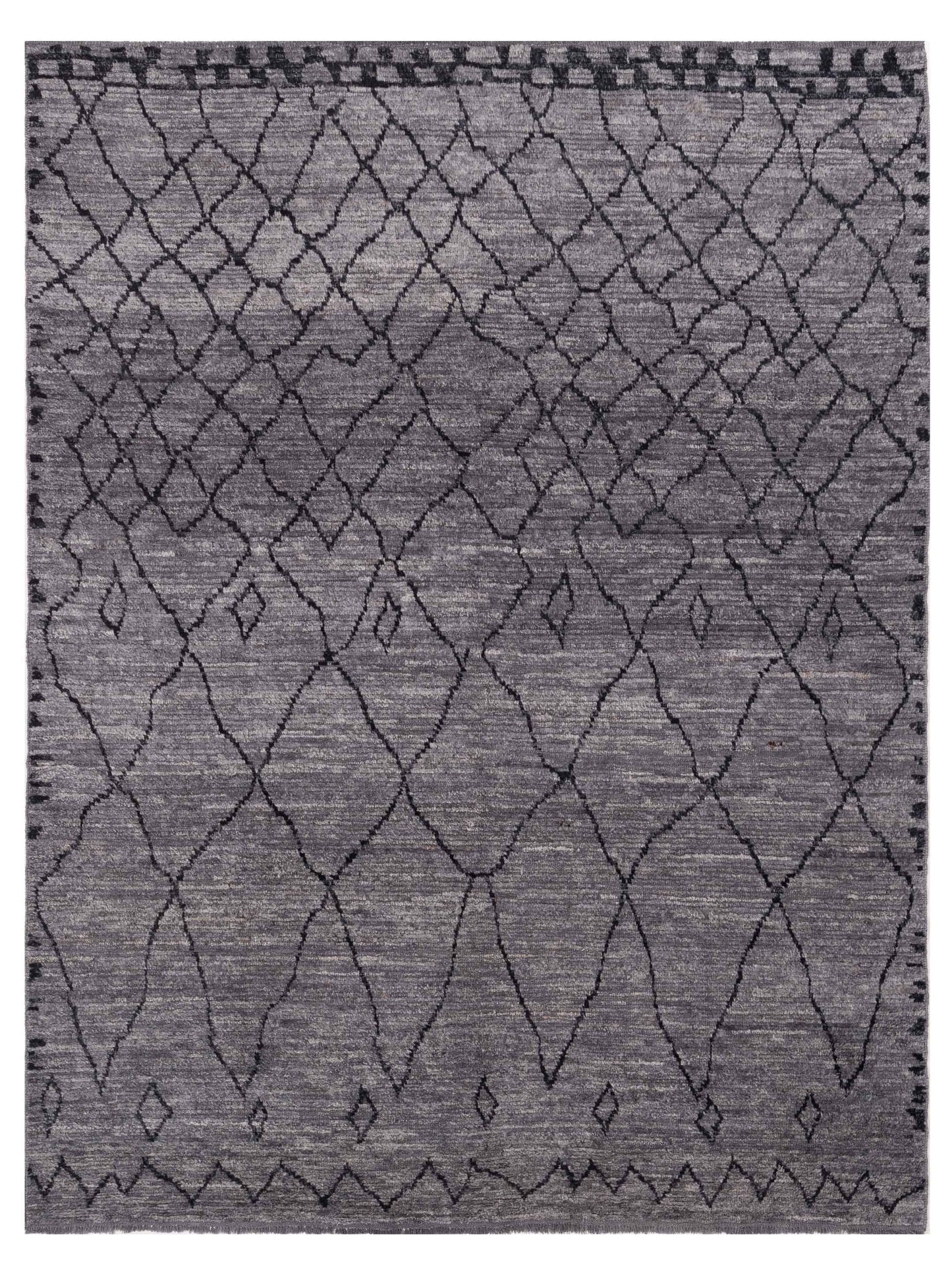 Pasha Berber  Gray Black Contemporary