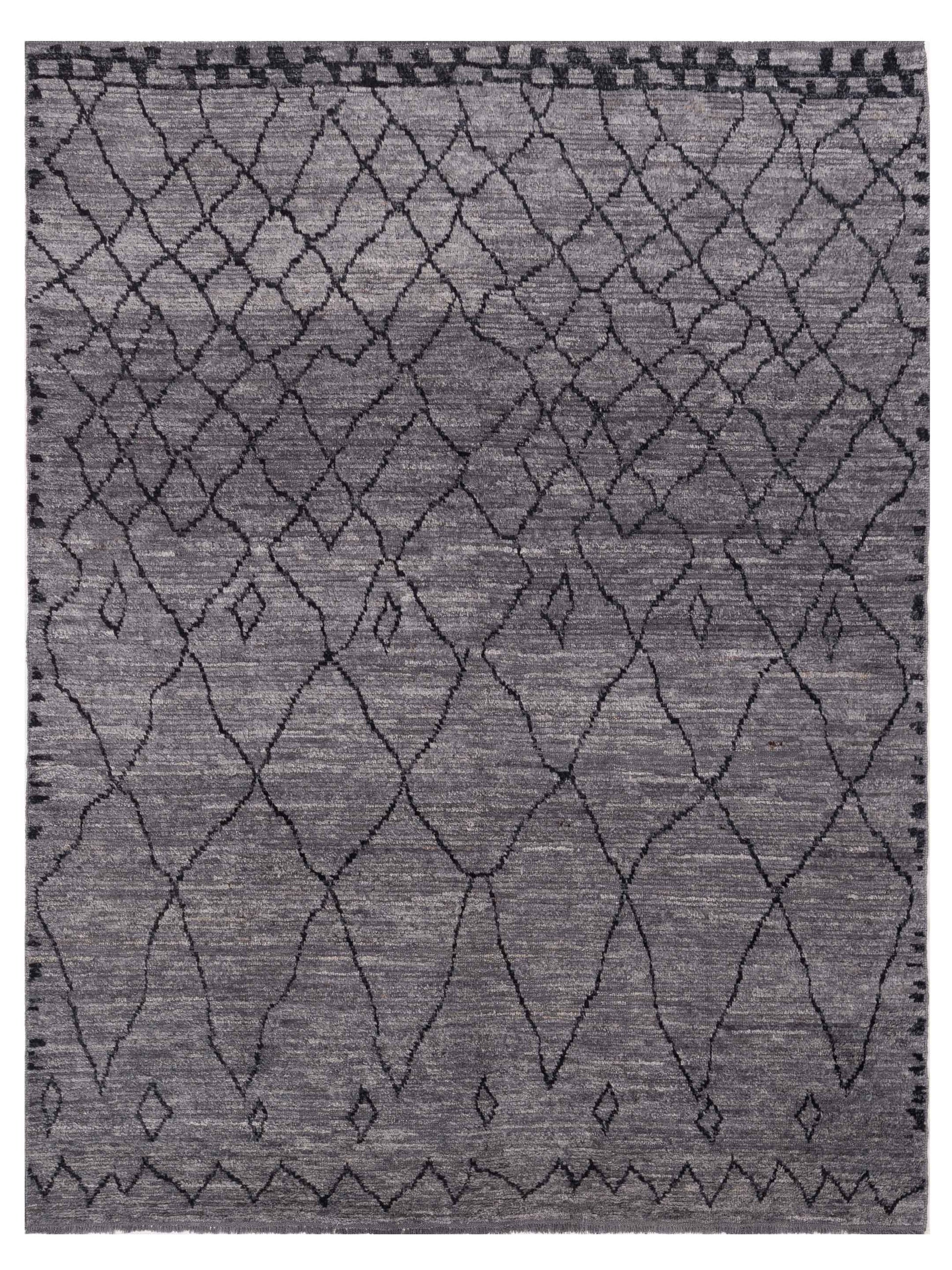 Pasha Berber  Gray Black Contemporary