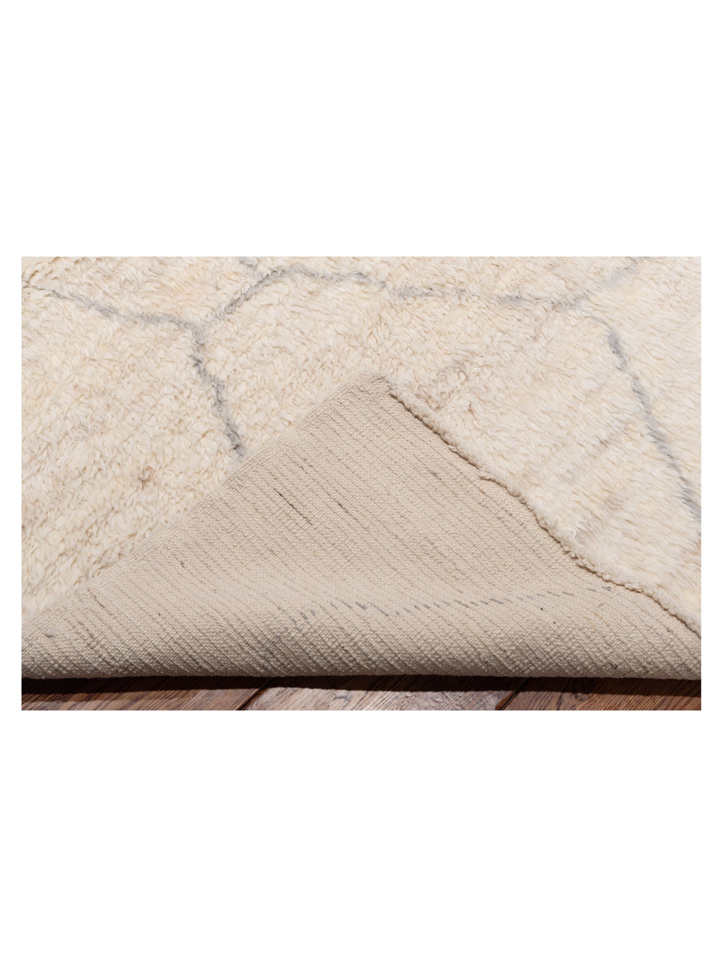 Baskra Ivory Naturel 12.1x15.11 Hand Knotted Rug