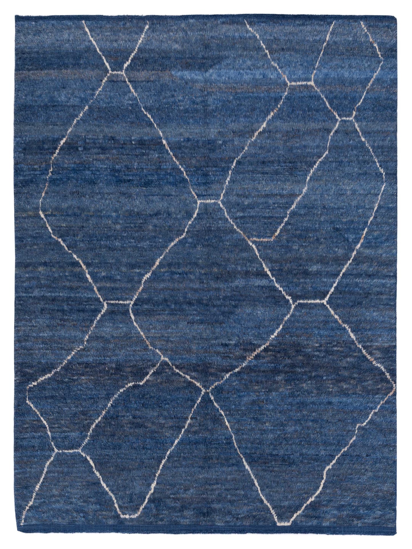 Pasha Berber  Blue Ivory Contemporary