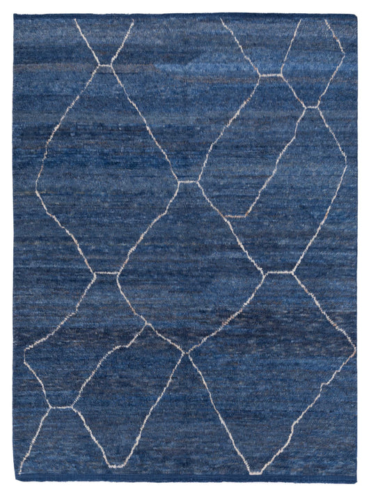 Pasha Berber  Blue Ivory Contemporary