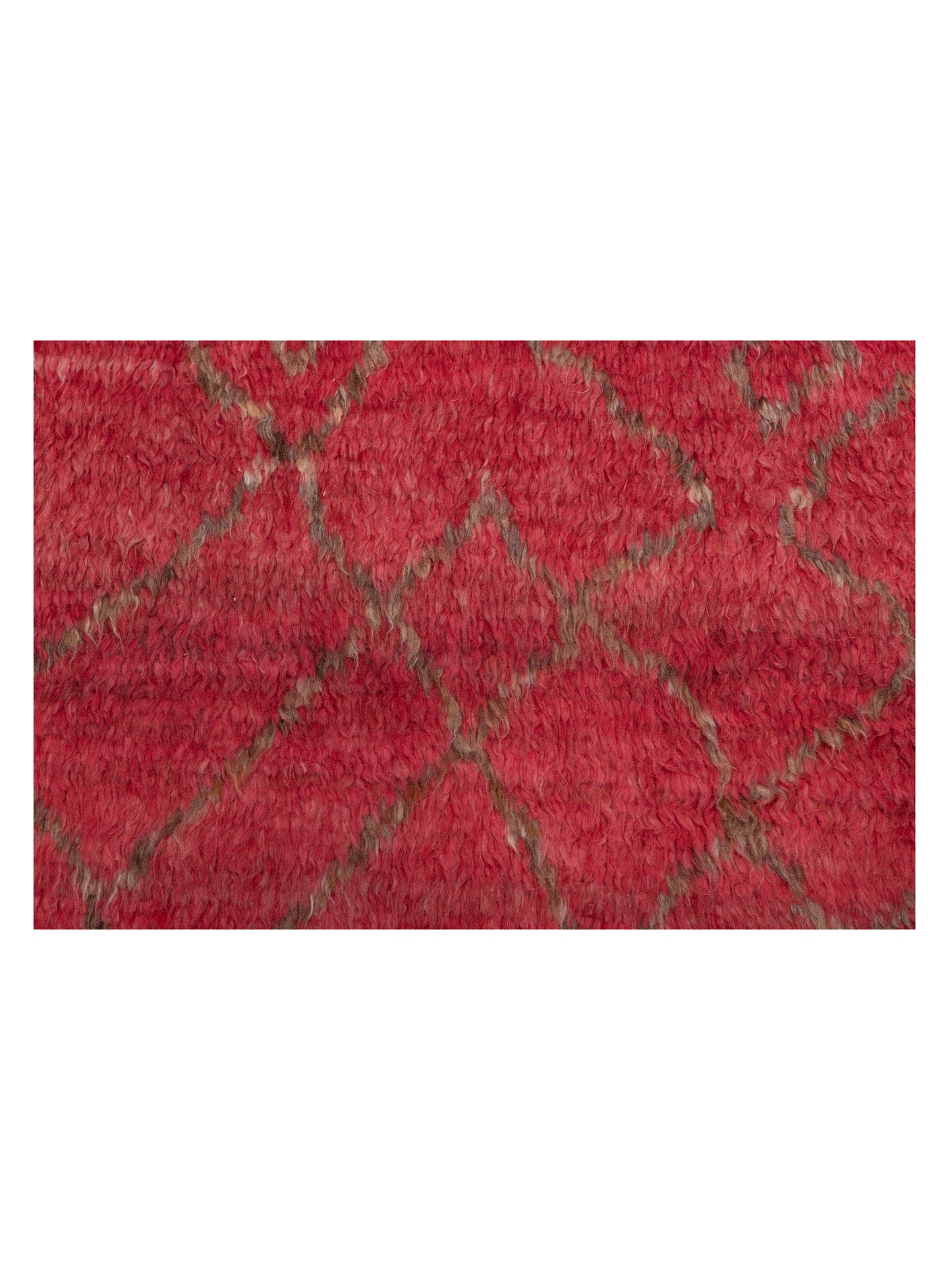 Baskra Red Brown 8x10.4 Hand Knotted Rug