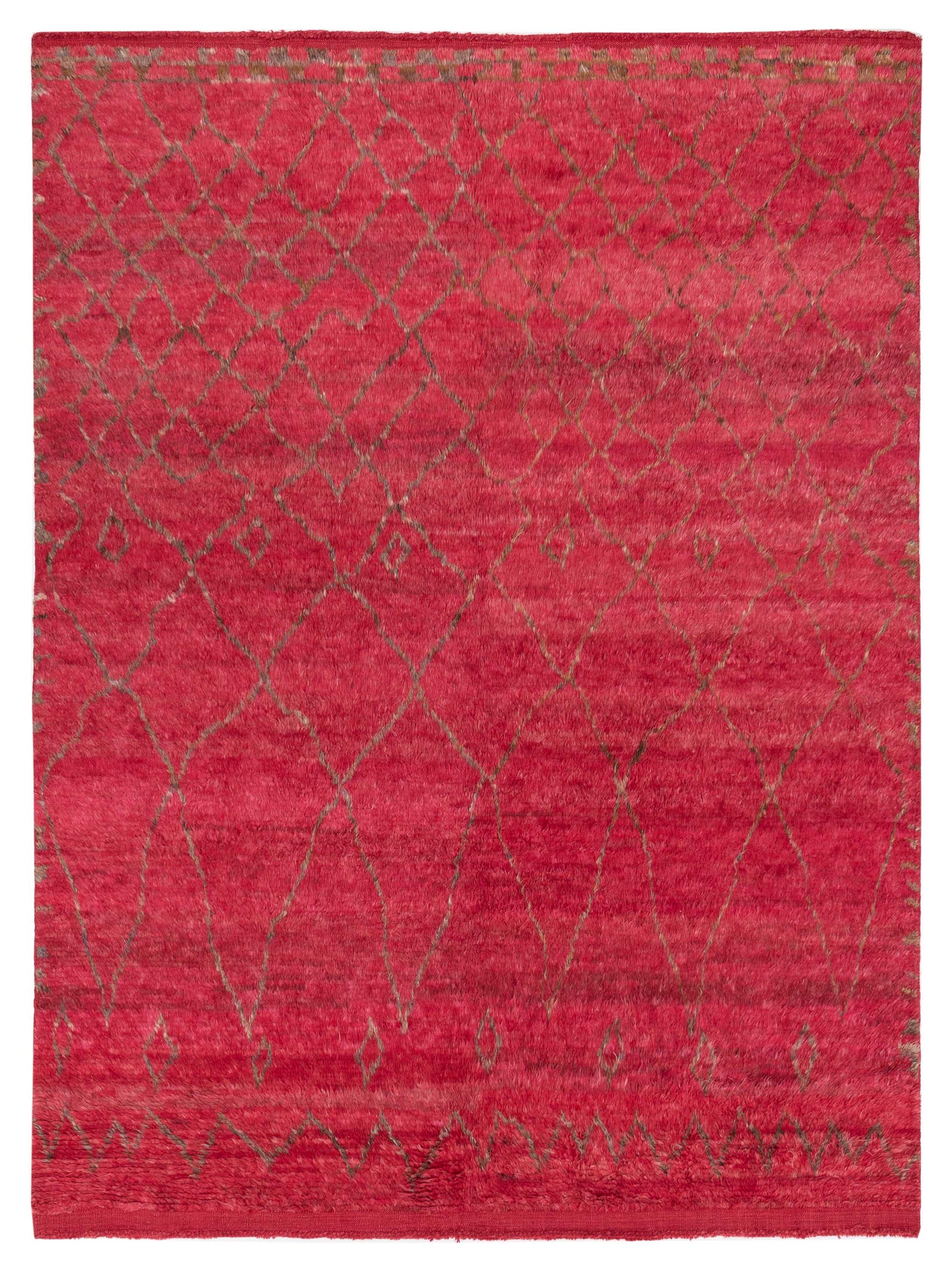 Pasha Berber  Red Brown Contemporary