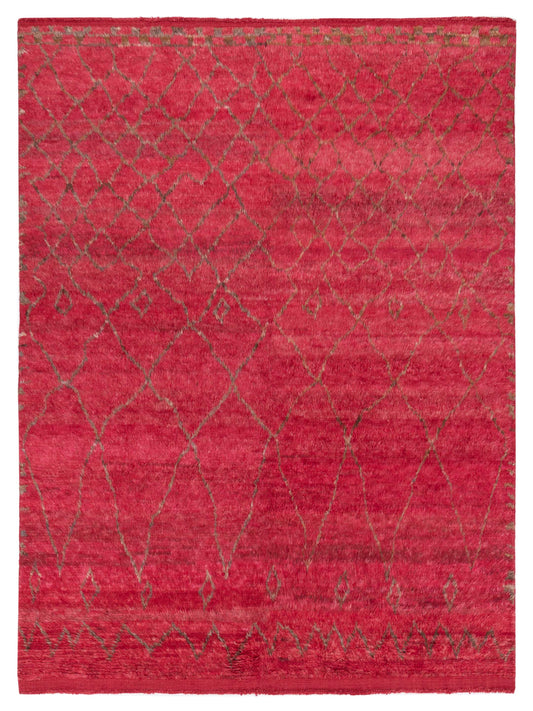 Pasha Berber  Red Brown Contemporary