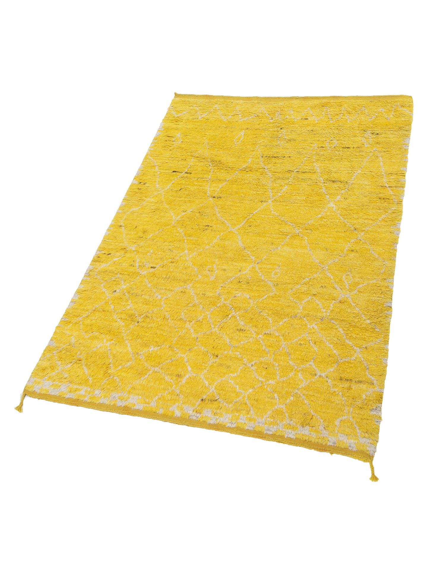 Baskra Yellow Naturel 6.10x10.1 Hand Knotted Rug