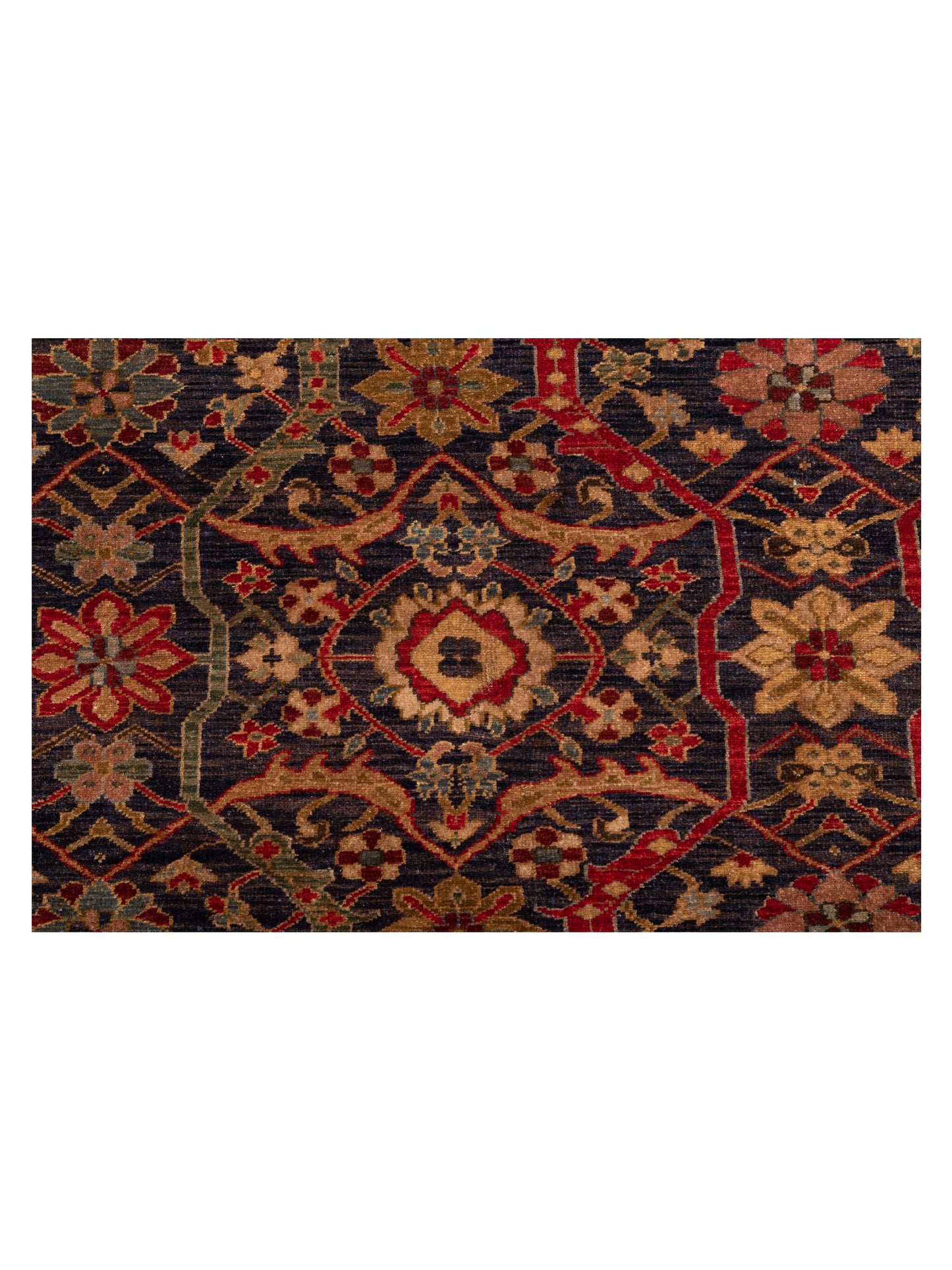Siena Red Navy 9.4x11.10 Hand Knotted Rug