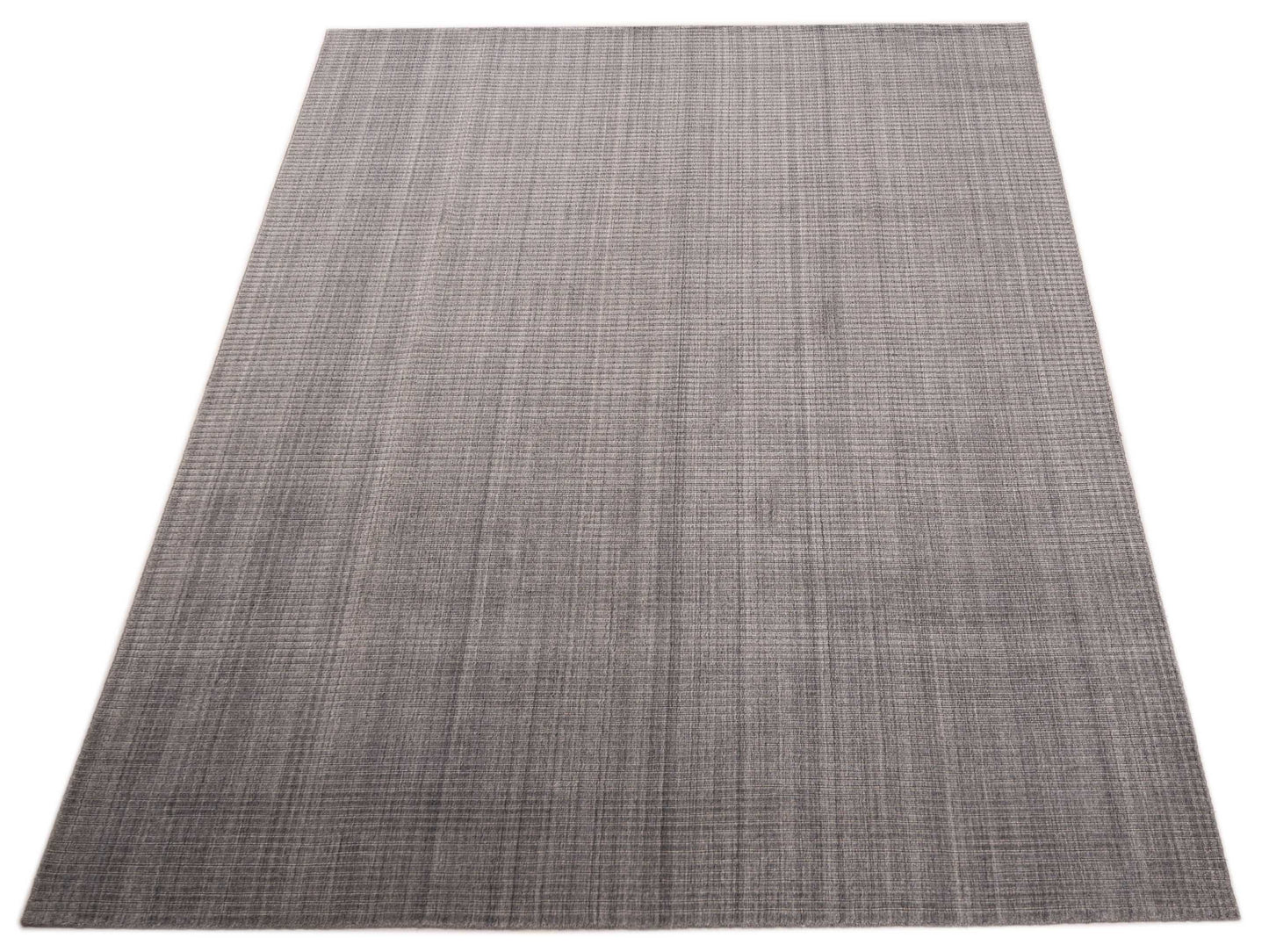 Tibarra Gray Gray 8.10x11.8 Hand Knotted Rug