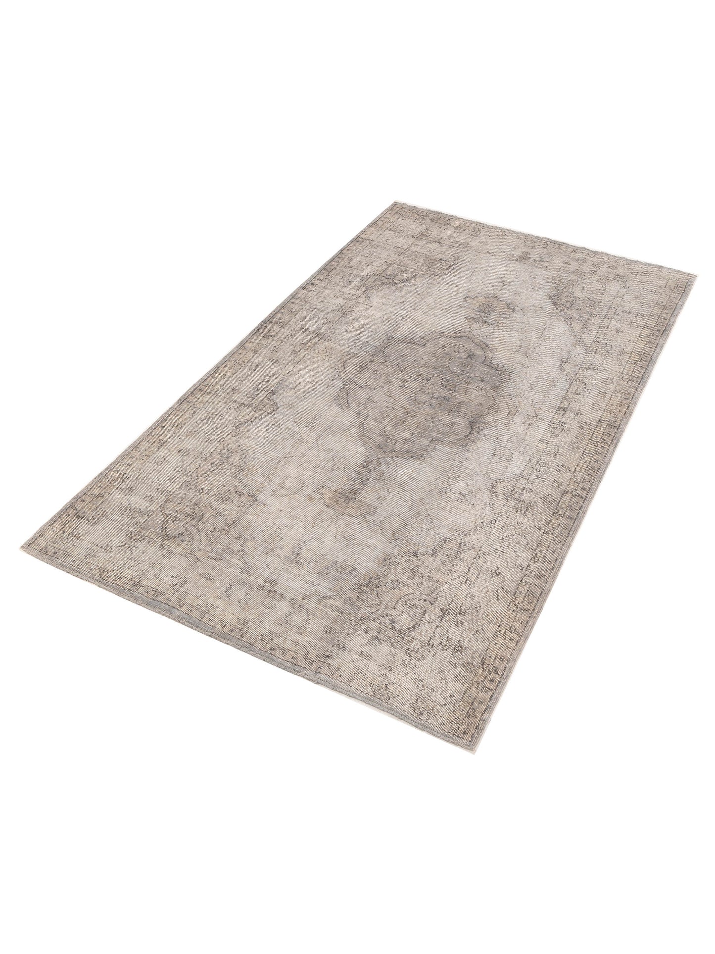 Vintage Gray 5.11x9.11 Hand Knotted Rug