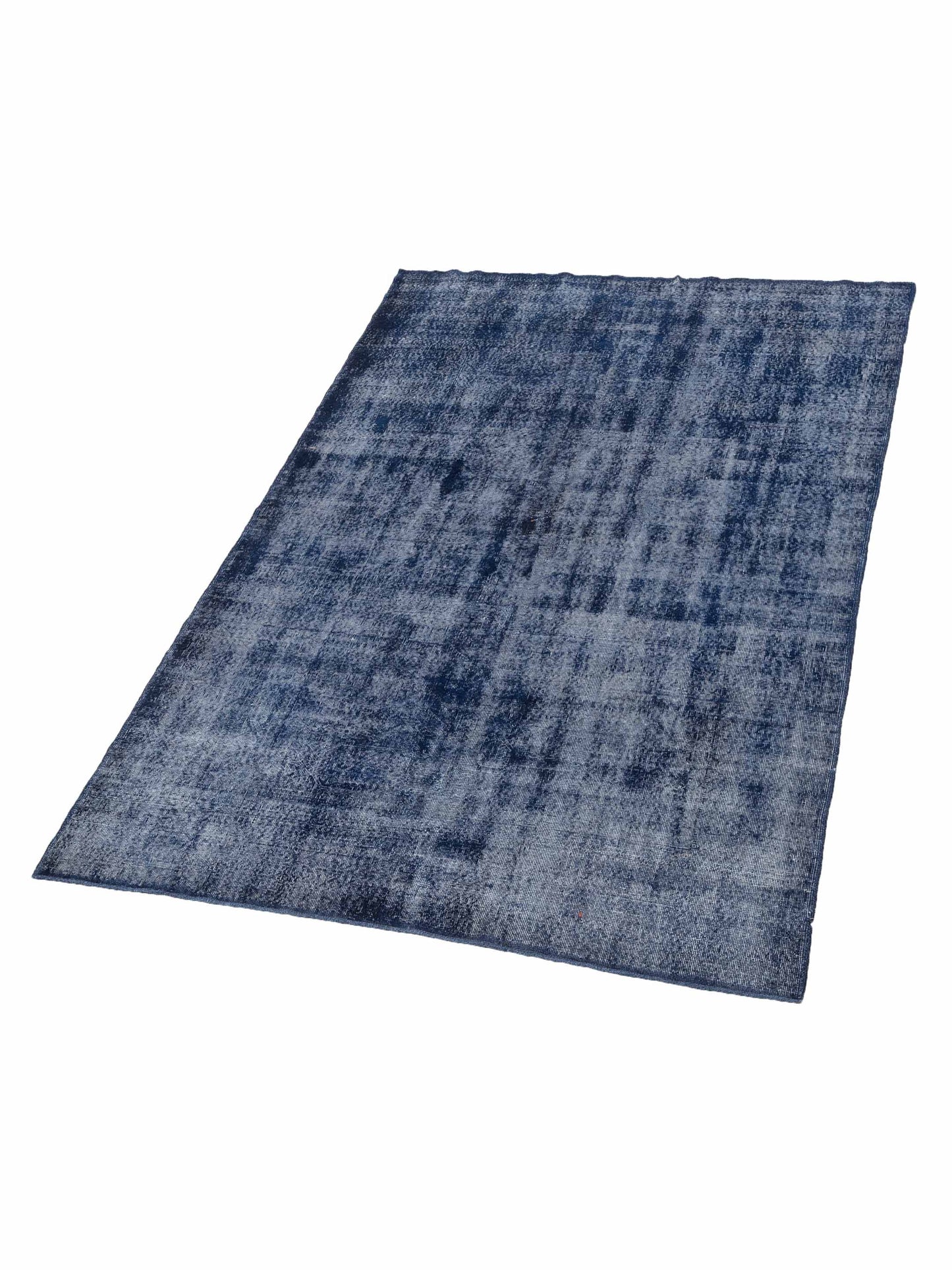 Vintage Indigo 6.4x9.10 Hand Knotted Rug