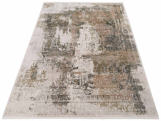 Calvera Silver Green 6.6x9 Machine Made Rug