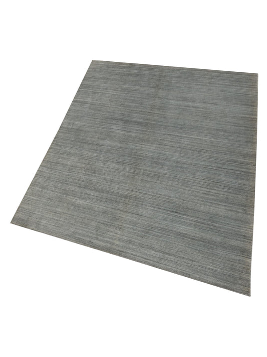 Tibarra Gray 8x10.2 Hand Knotted Rug