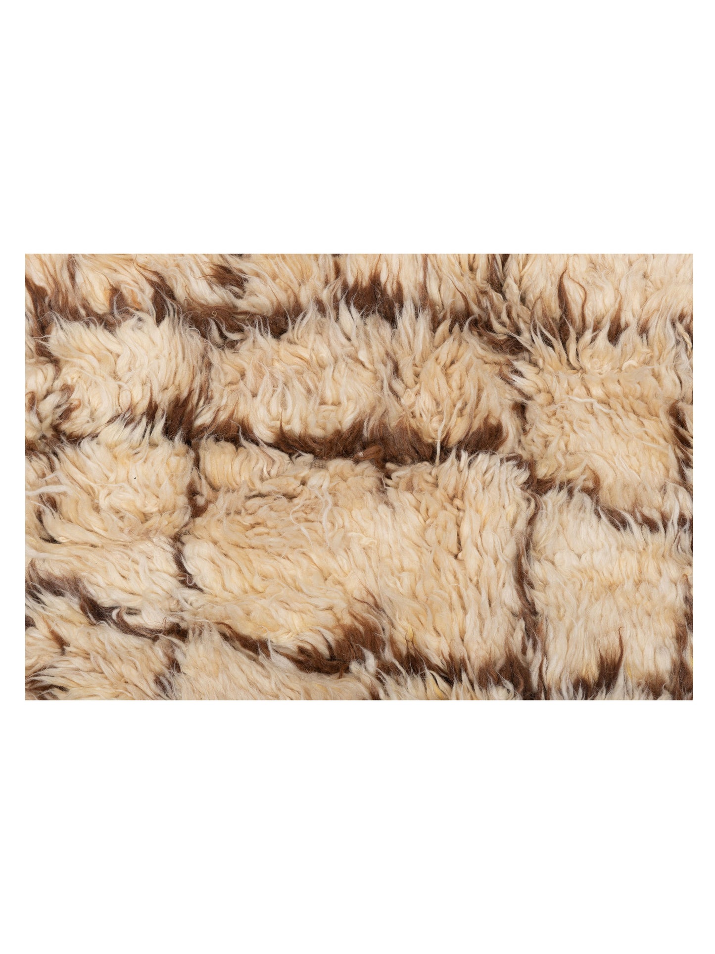 Baskra Beige Brown 7.4x10.7 Hand Knotted Rug