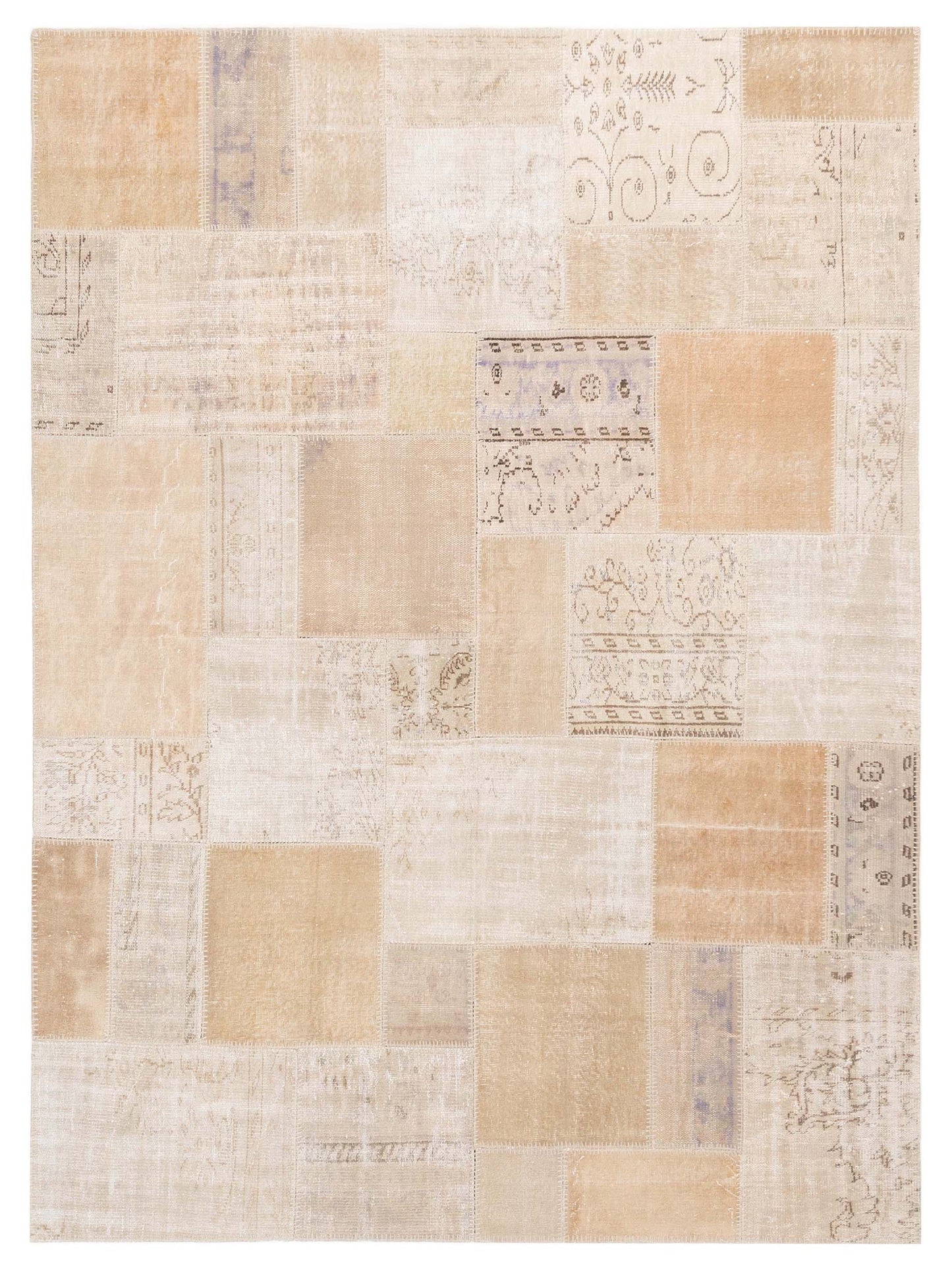 Pasha Turkish Vestige Patchwork  Natural  Contemporary