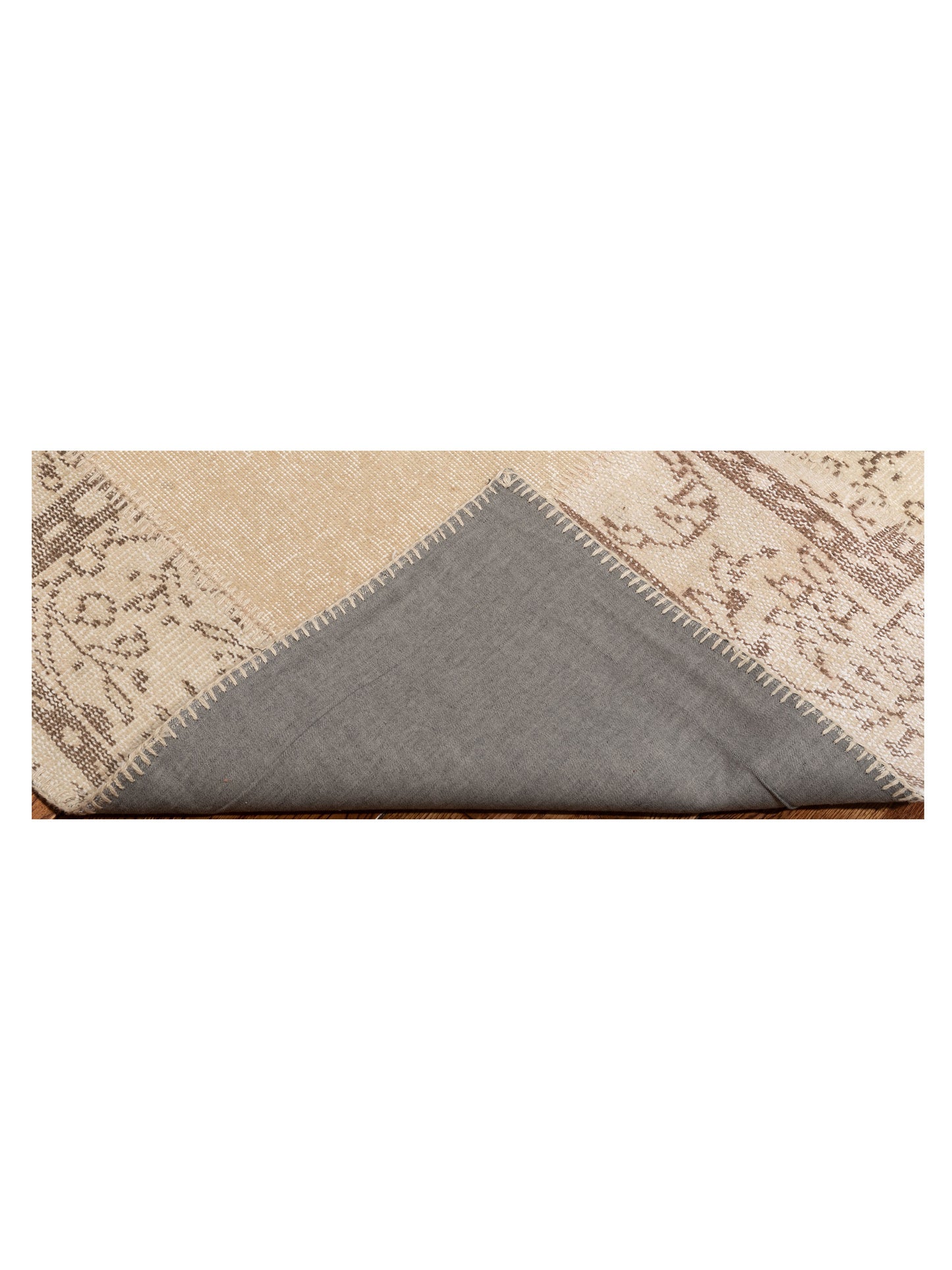 Patchwork Natural 9x12 Hand Knotted Rug