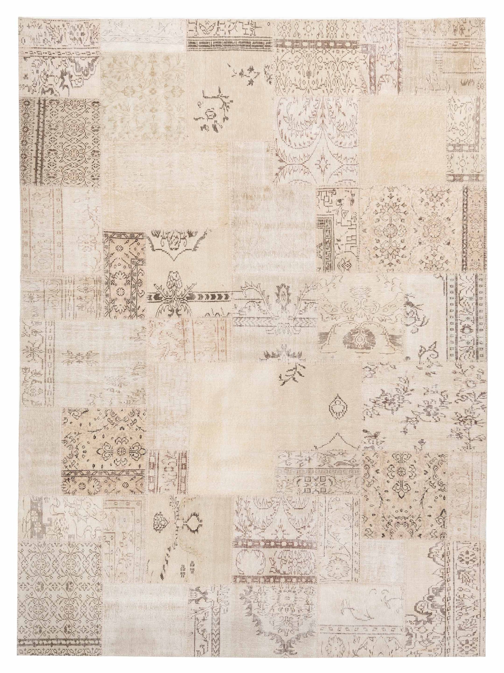 Pasha Turkish Vestige Patchwork  Natural  Contemporary