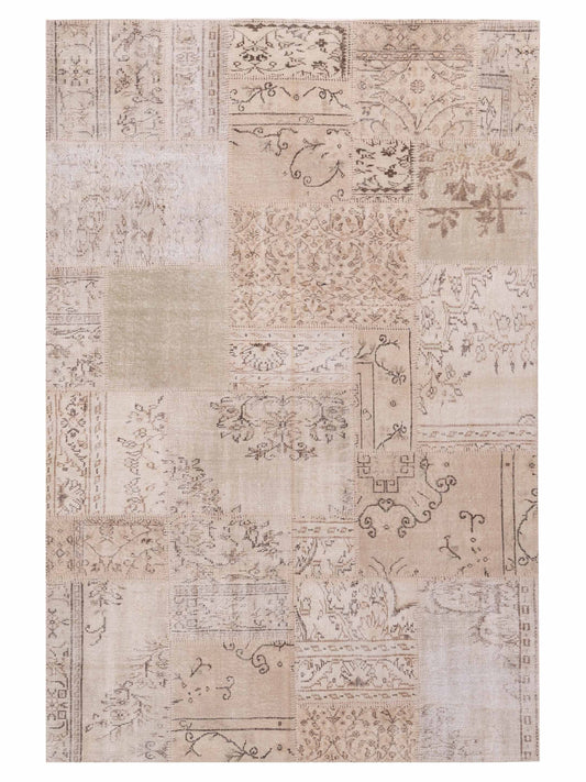 Pasha Turkish Vestige Patchwork  Natural  Contemporary