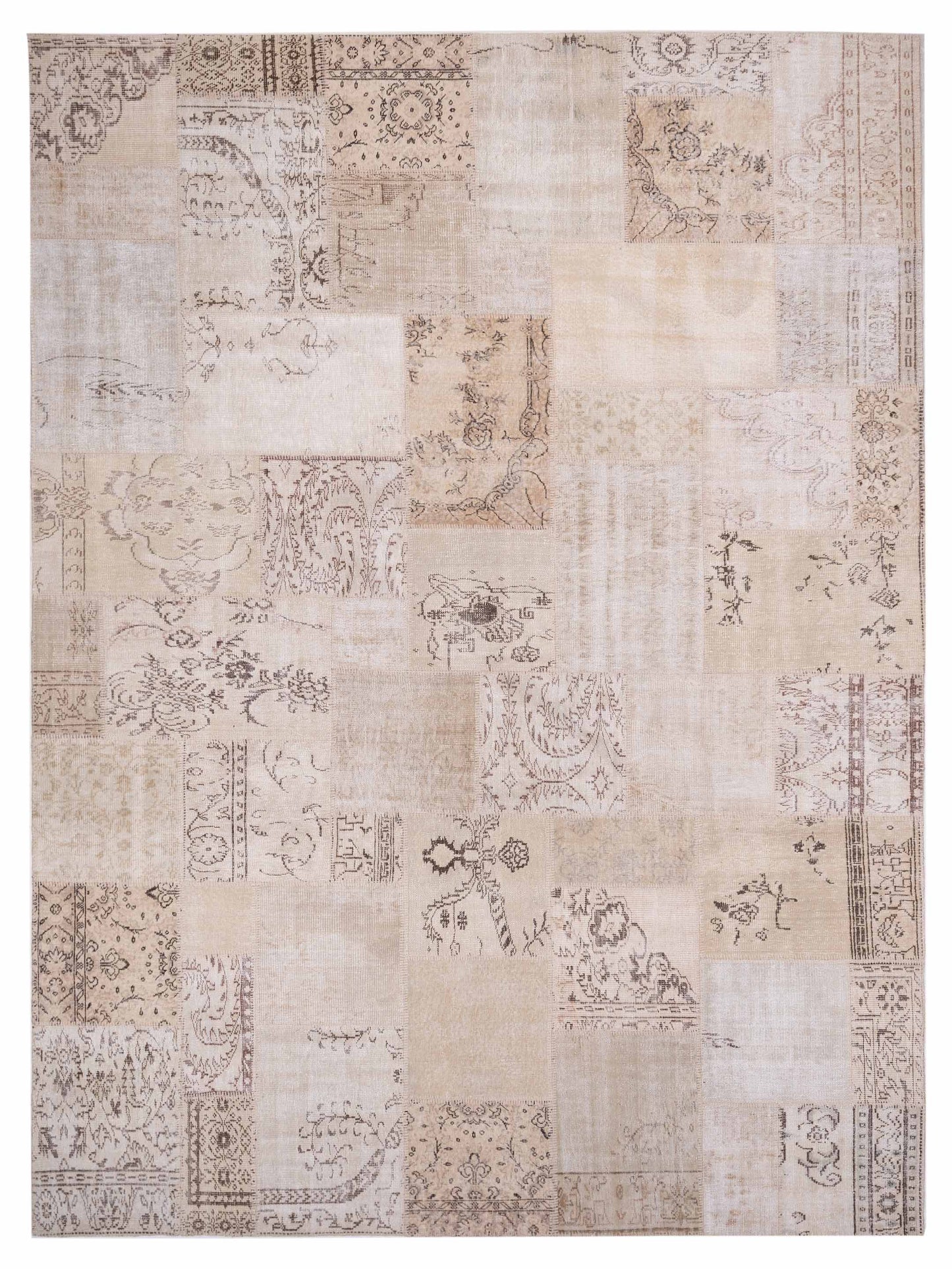 Pasha Turkish Vestige Patchwork  Natural  Contemporary