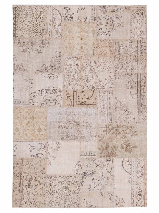 Pasha Turkish Vestige Patchwork  Natural  Contemporary