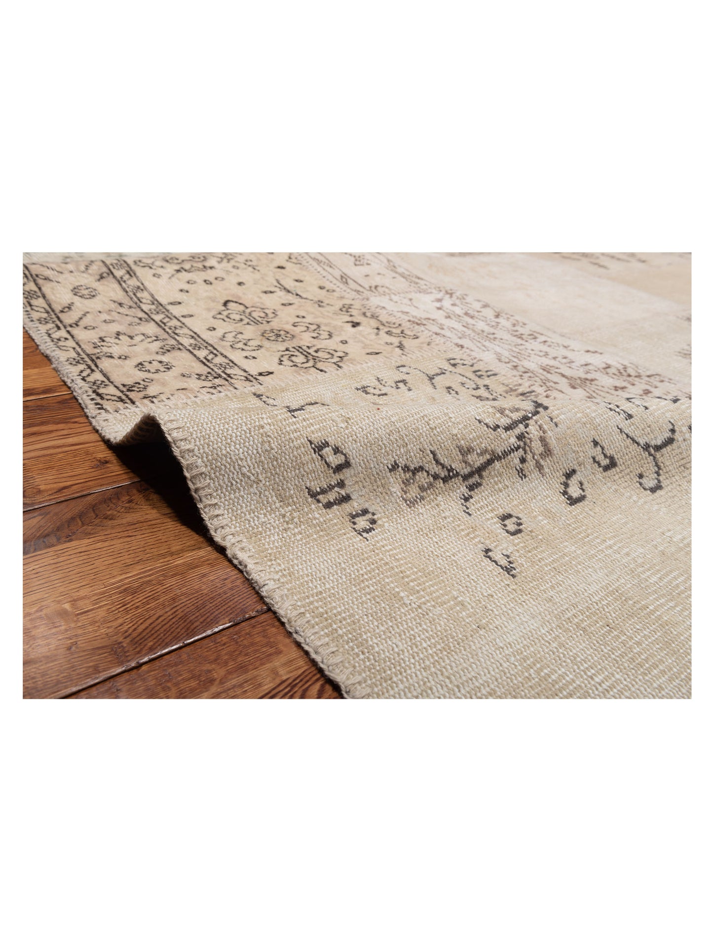 Patchwork Natural 10x14 Hand Knotted Rug