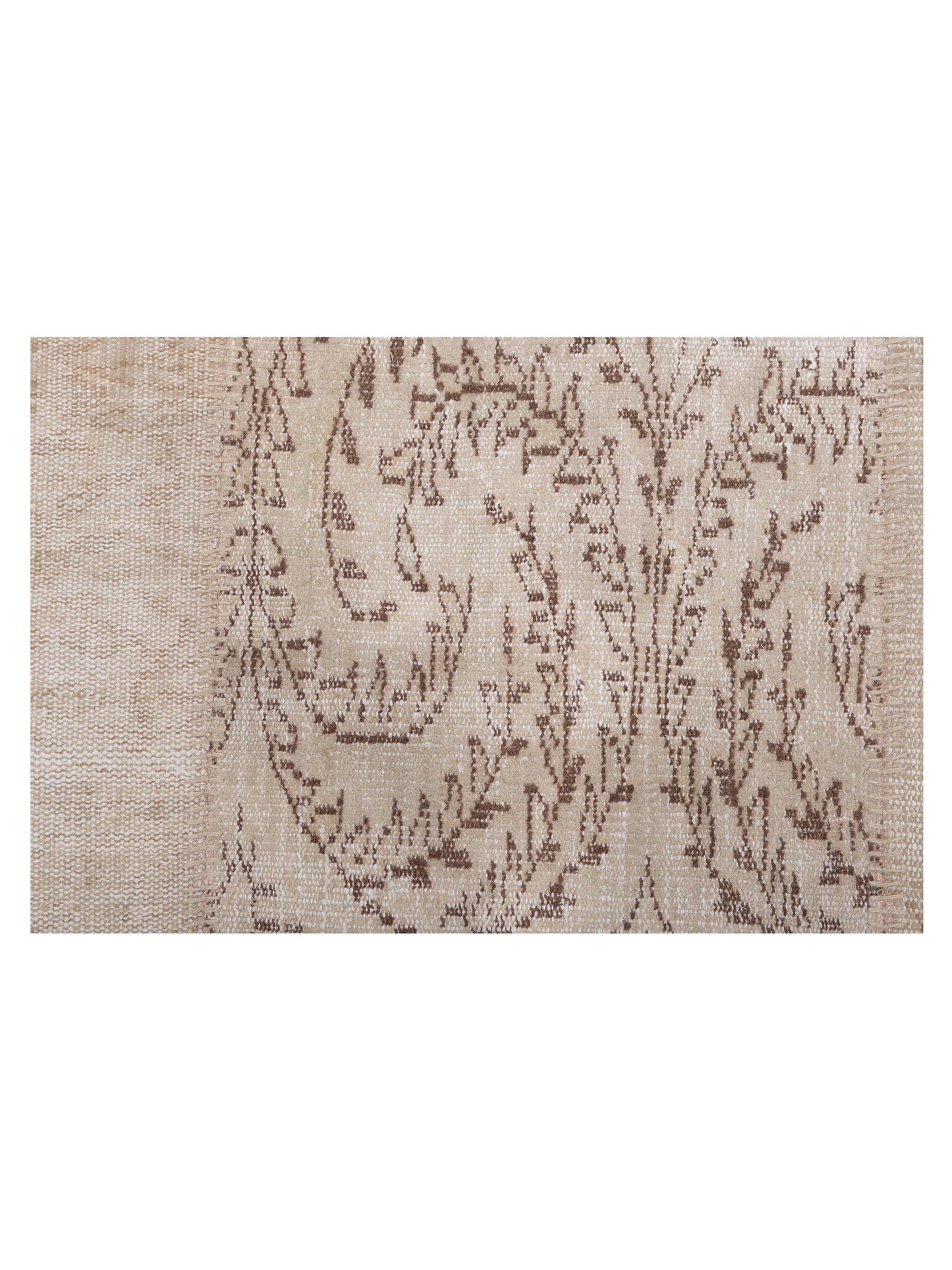 Patchwork Natural 10x14 Hand Knotted Rug