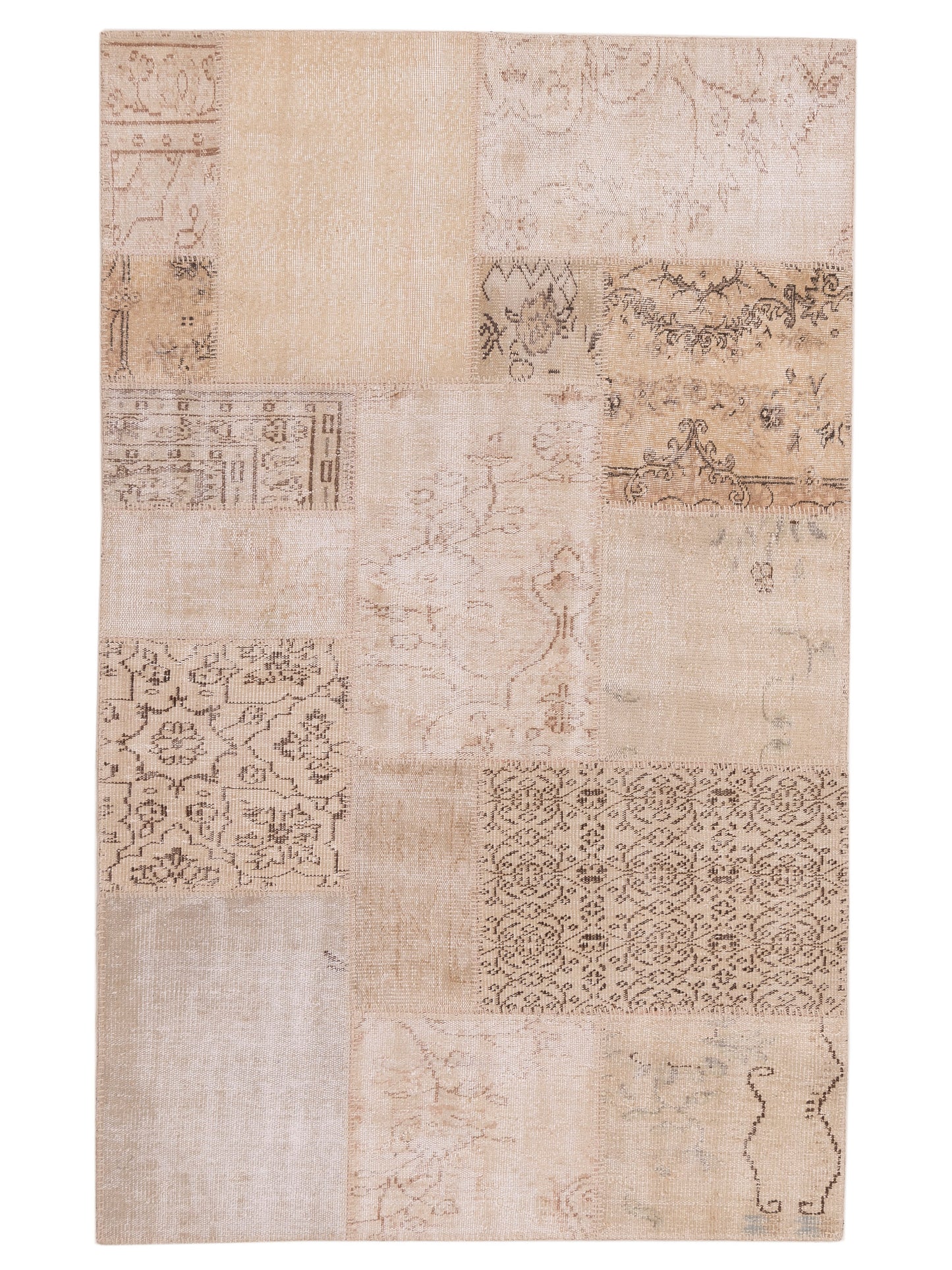 Pasha Turkish Vestige Patchwork  Natural  Contemporary