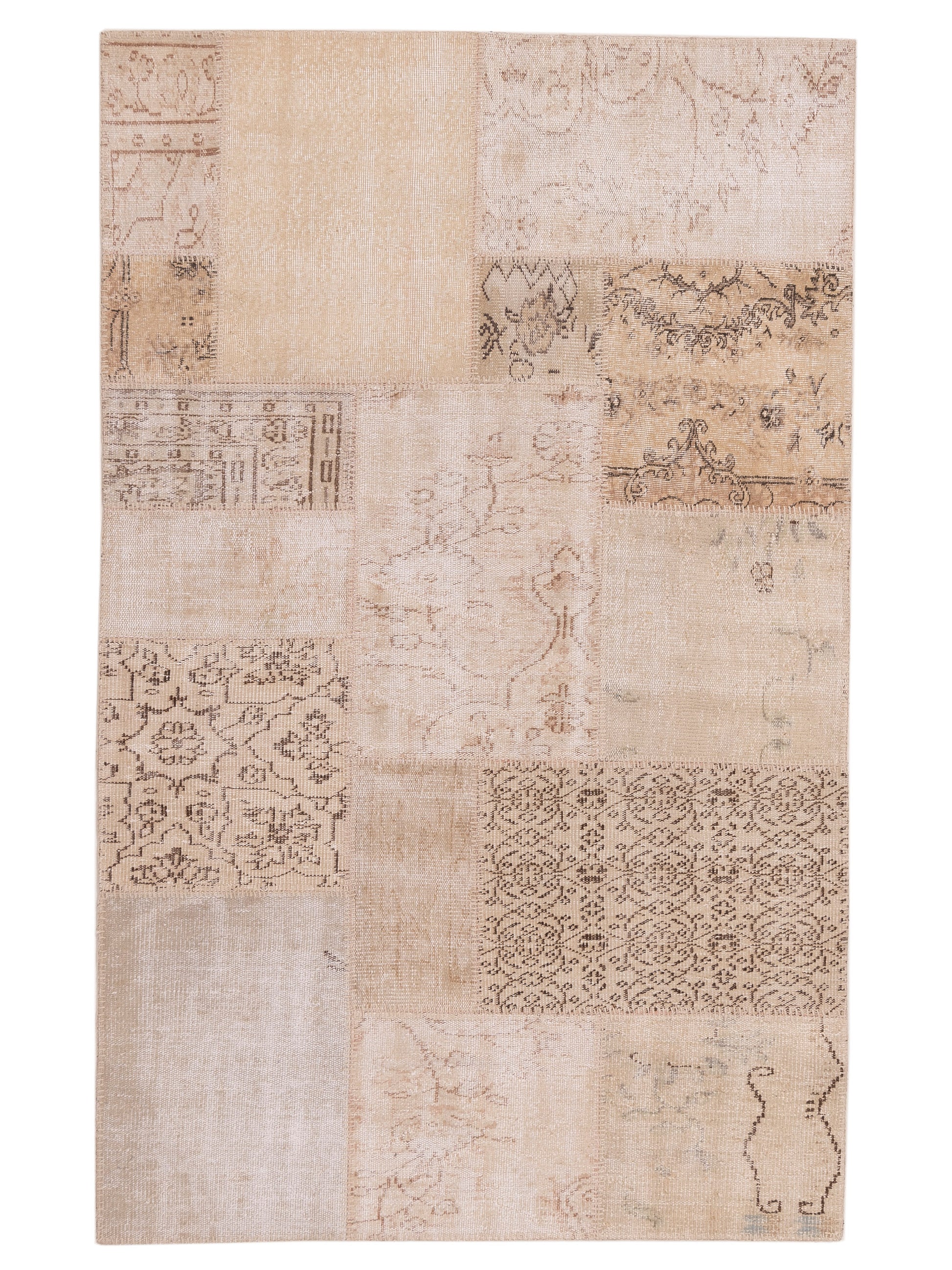 Pasha Turkish Vestige Patchwork  Natural  Contemporary