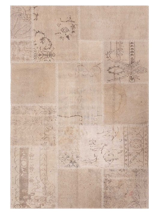 Pasha Turkish Vestige Patchwork  Beige  Contemporary