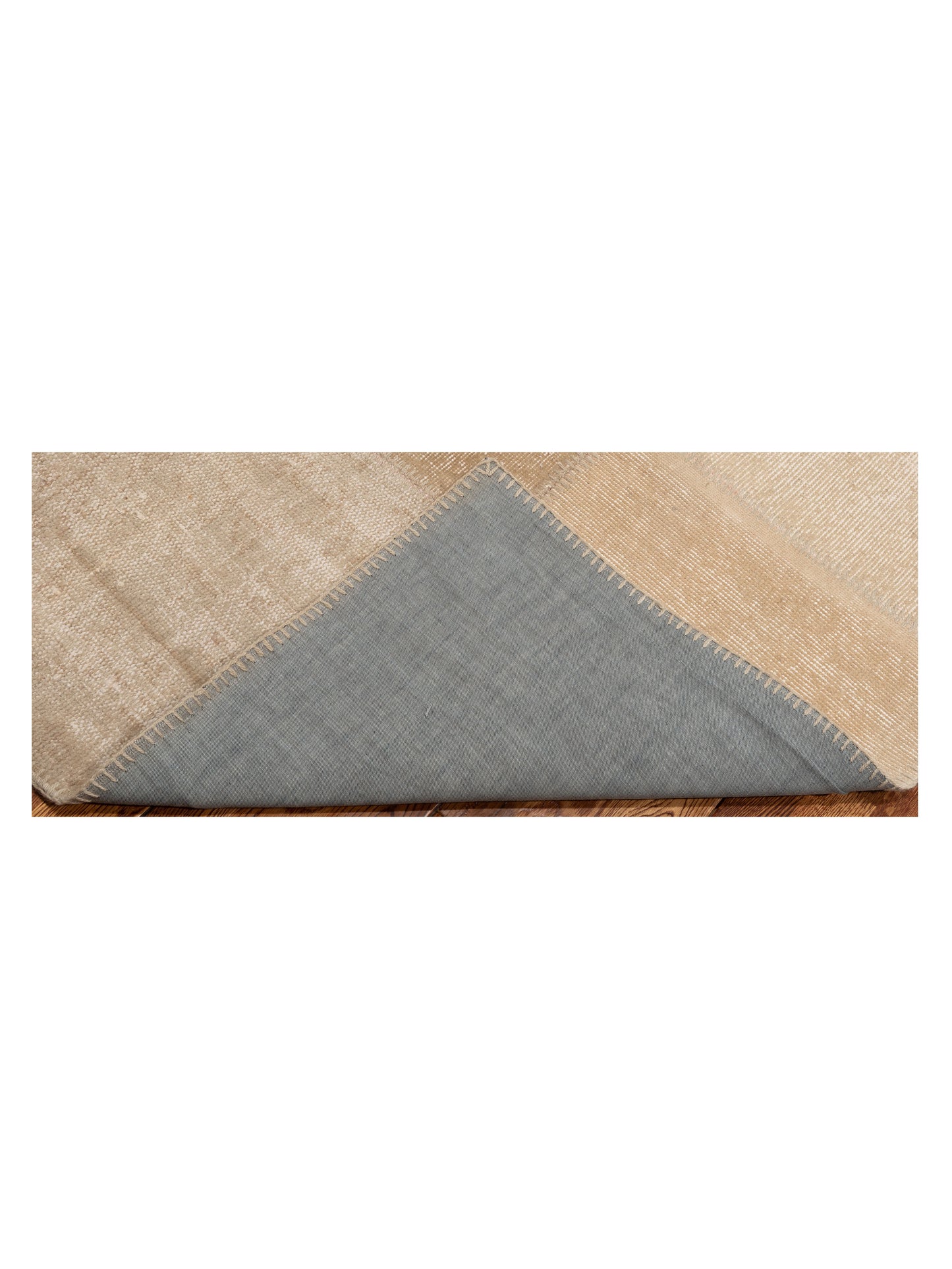 Patchwork Natural 8x10 Hand Knotted Rug