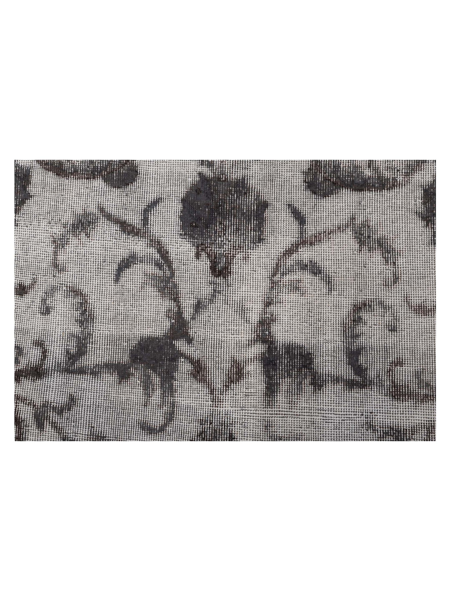 Vintage Silver Gray 8.3x12.9 Hand Knotted Rug