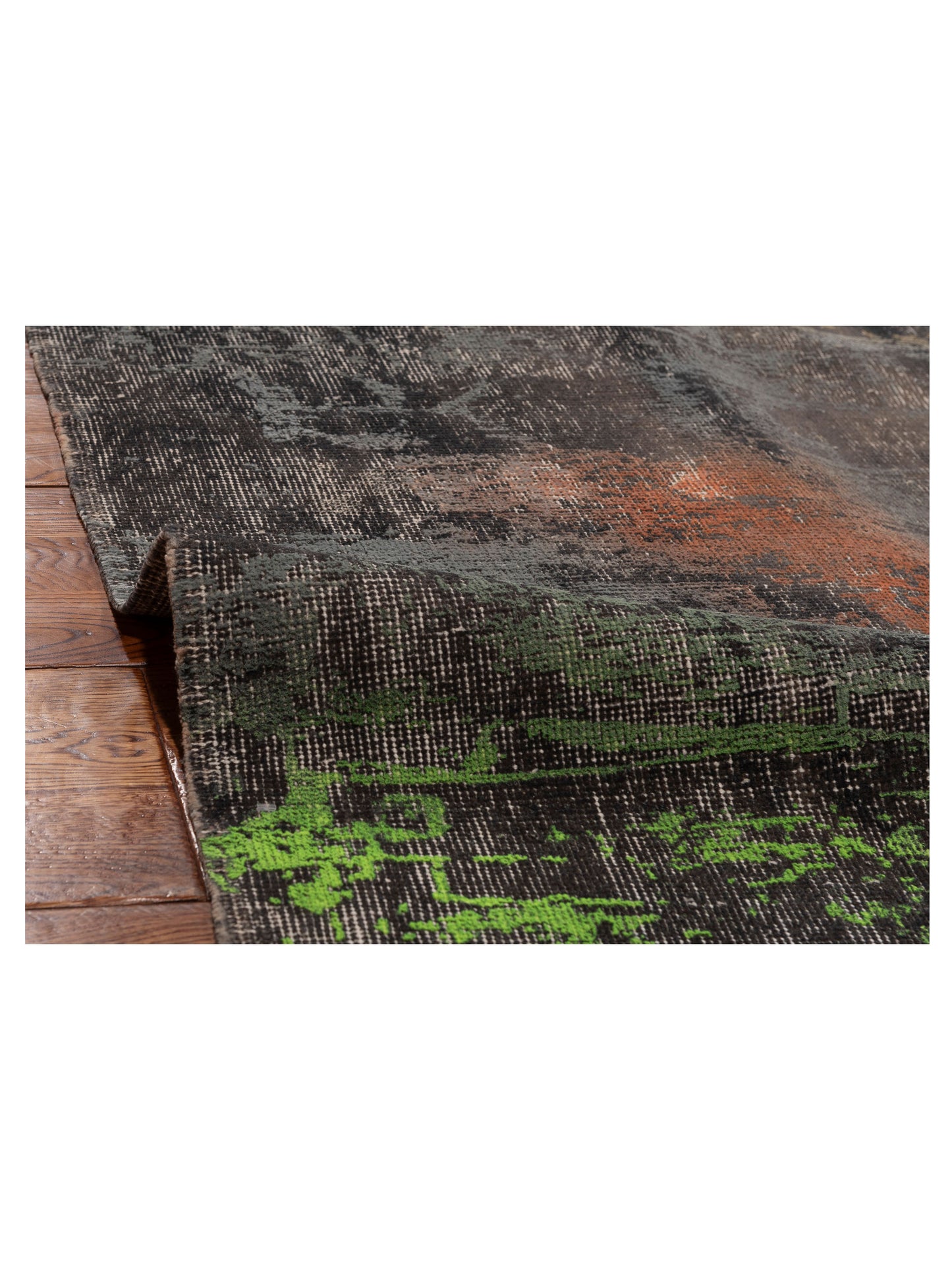 Vintage Gray 11x15.10 Hand Knotted Rug