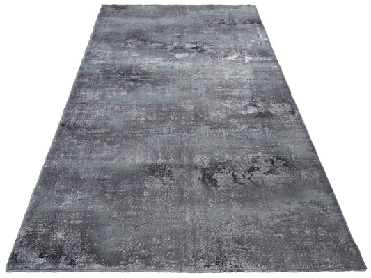 Vintage Dark Gray 8.2x13.1 Hand Knotted Rug