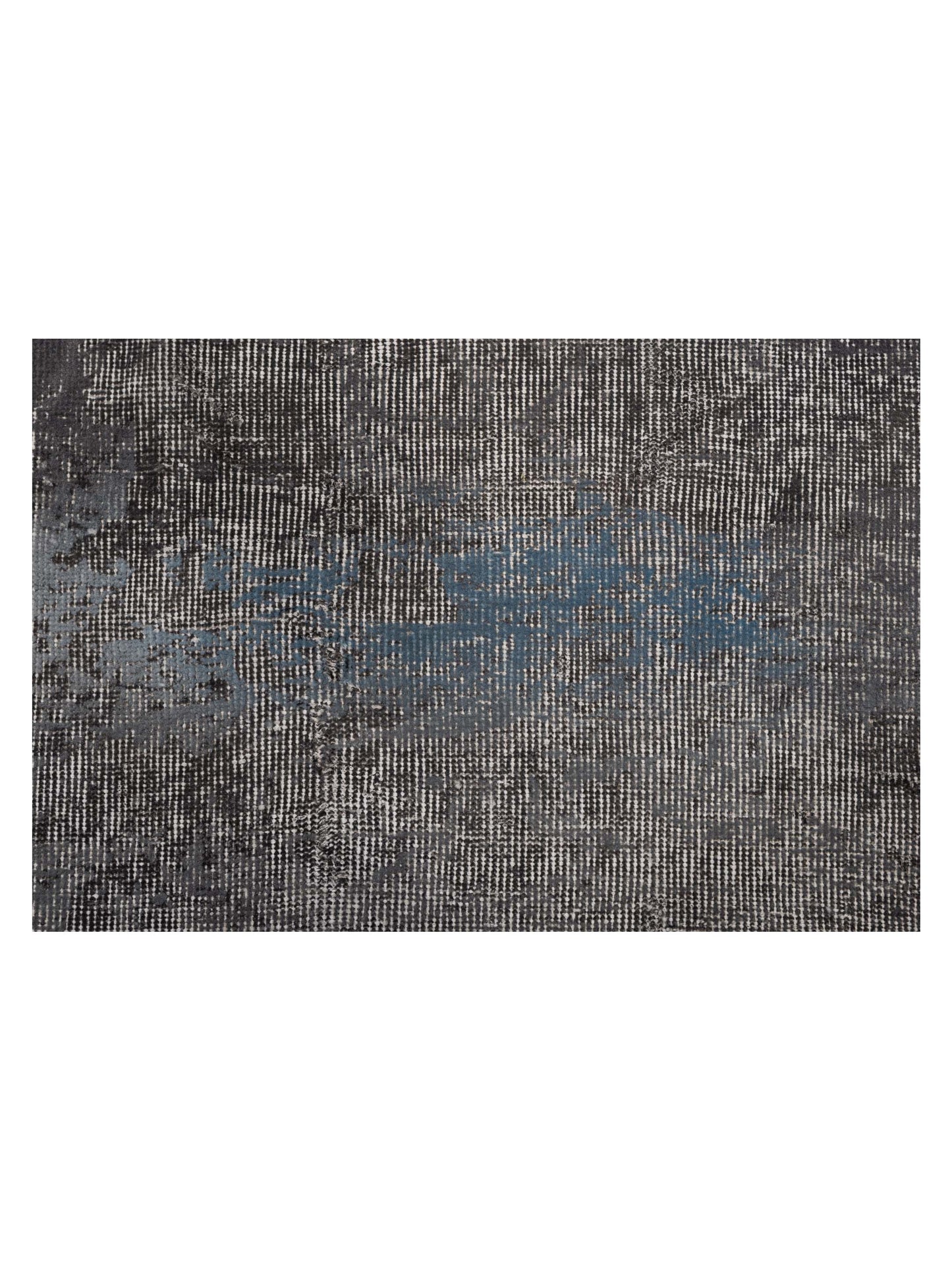Vintage Gray 6.11x11 Hand Knotted Rug
