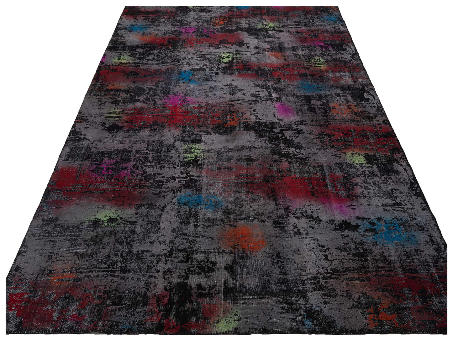 Patchwork Multi 9.10x13 Hand Knotted Rug
