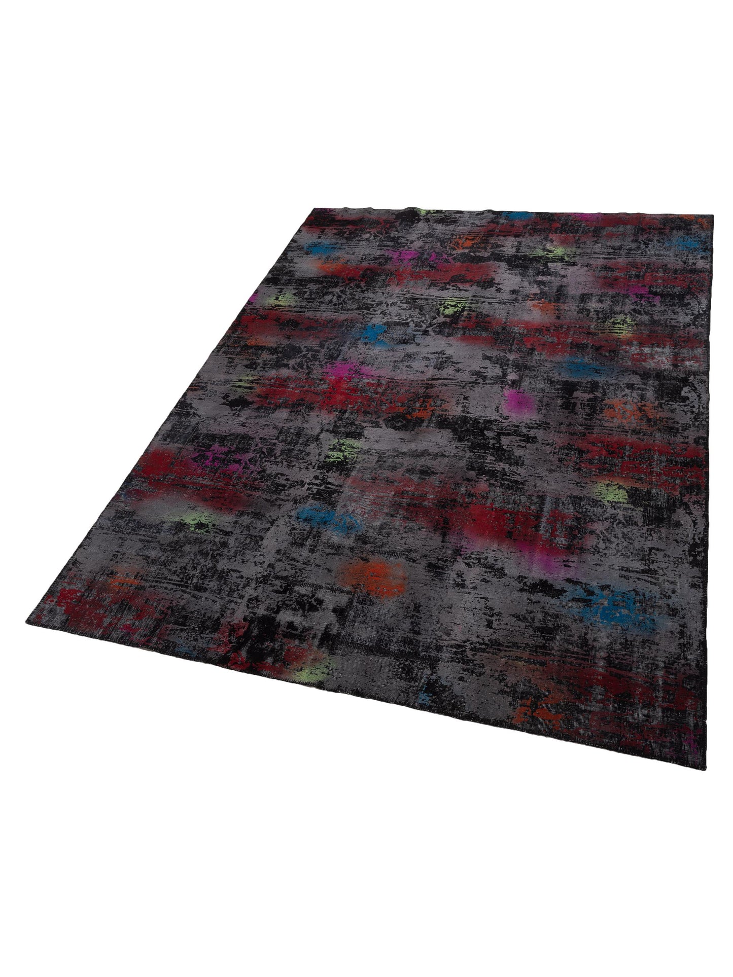 Patchwork Multi 9.10x13 Hand Knotted Rug