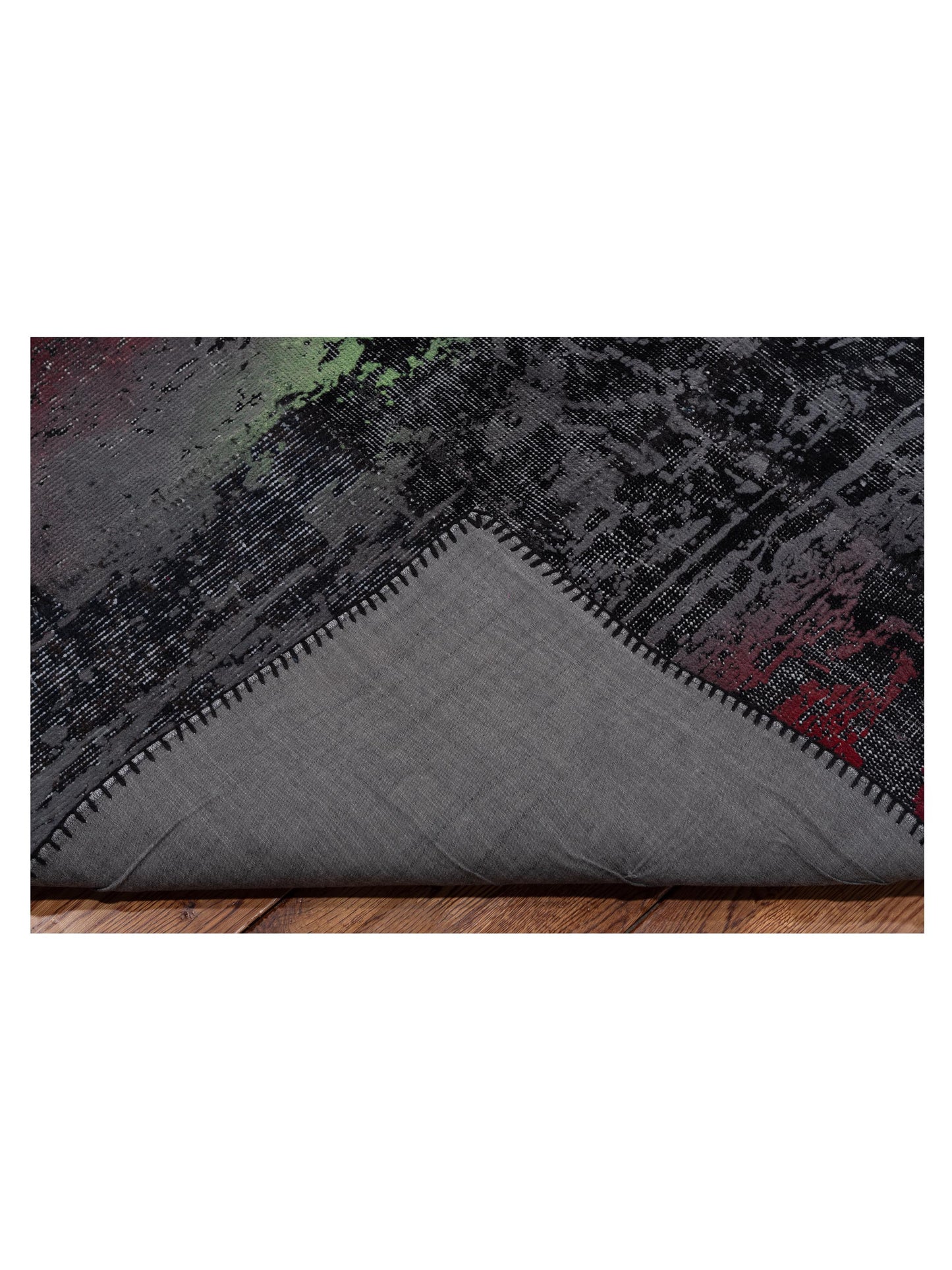Patchwork Multi 9.10x13 Hand Knotted Rug