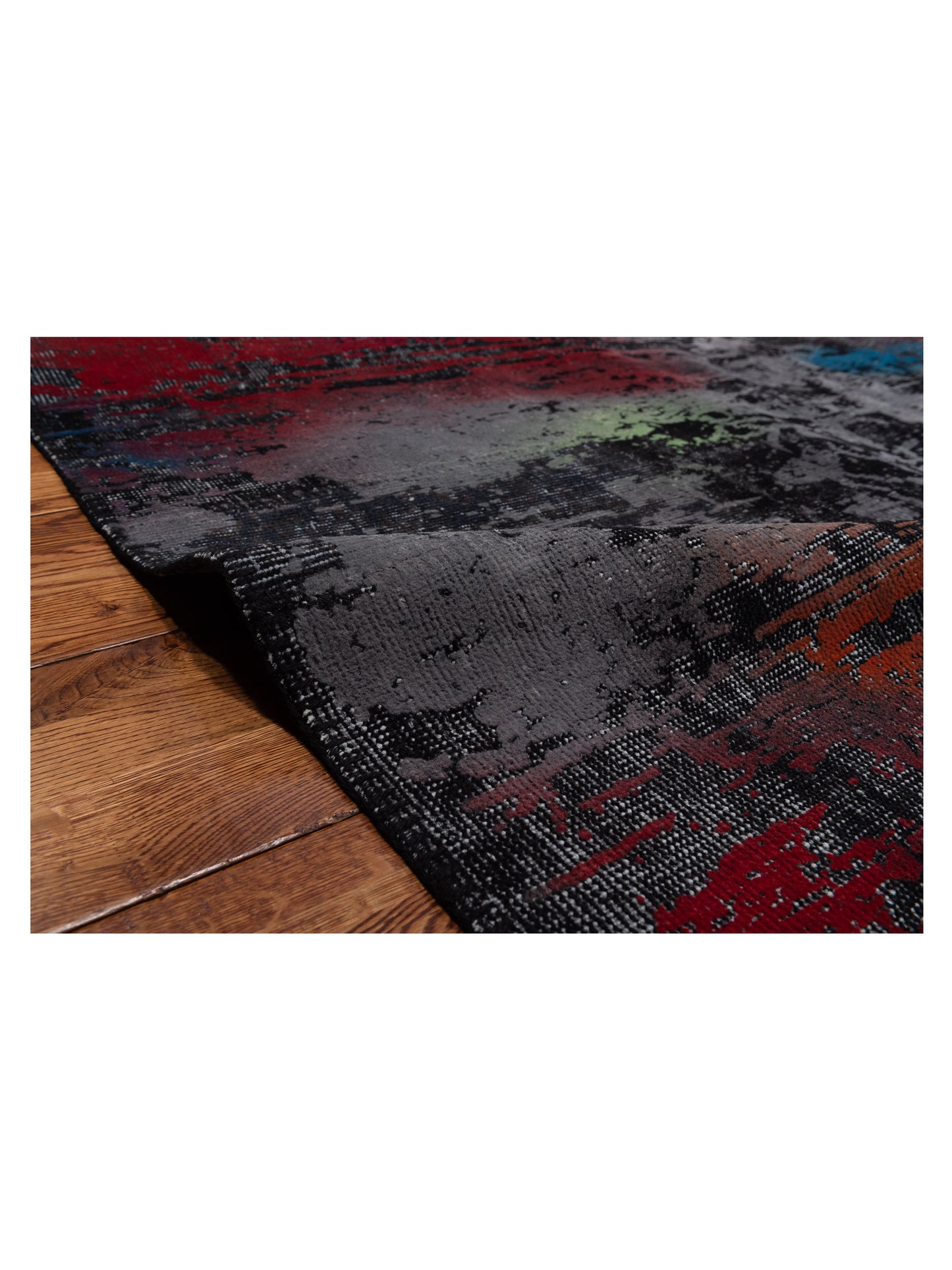 Patchwork Multi 9.10x13 Hand Knotted Rug