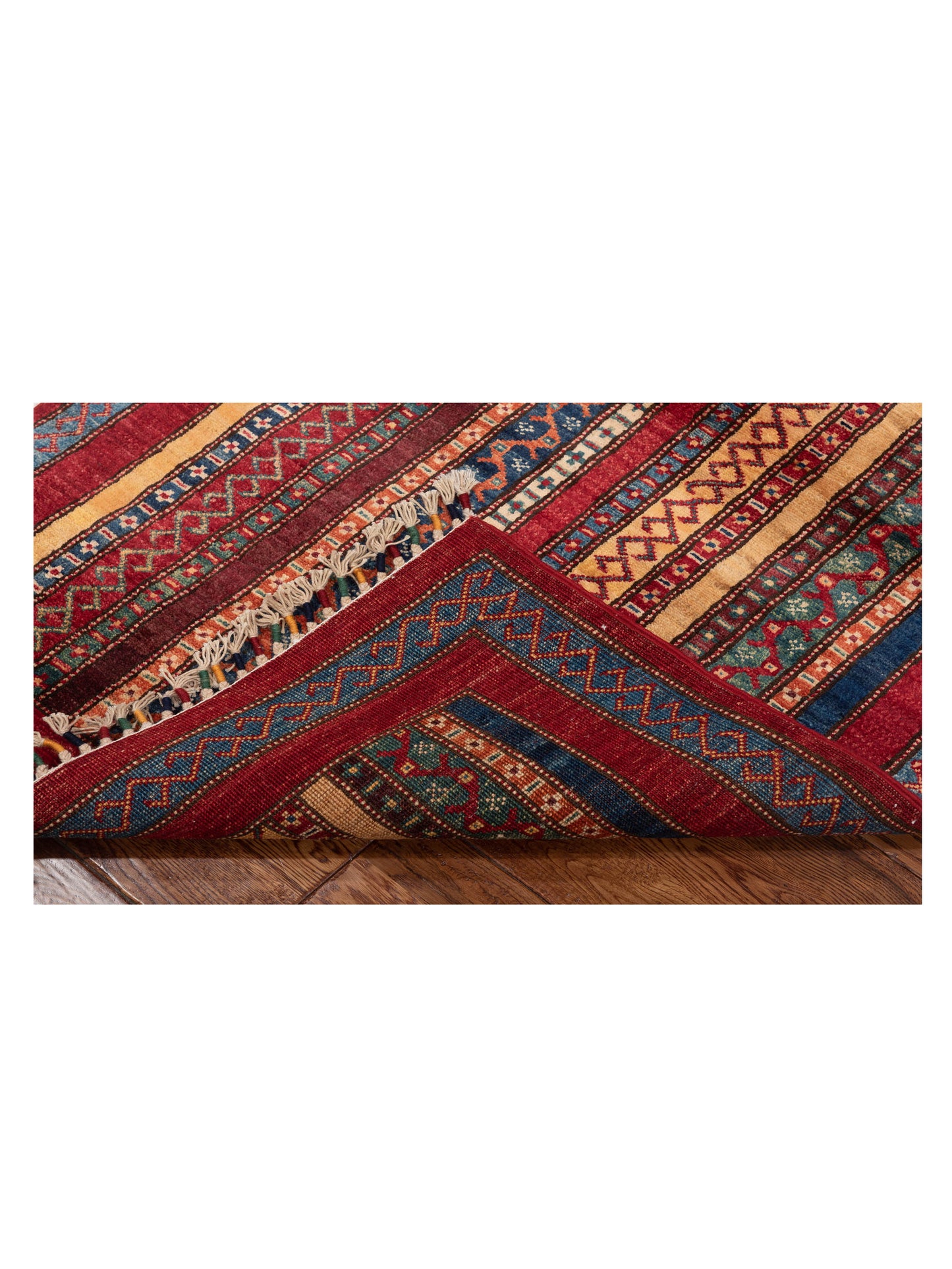 Shalanta Multi 2.9x9.9 Hand Knotted Rug