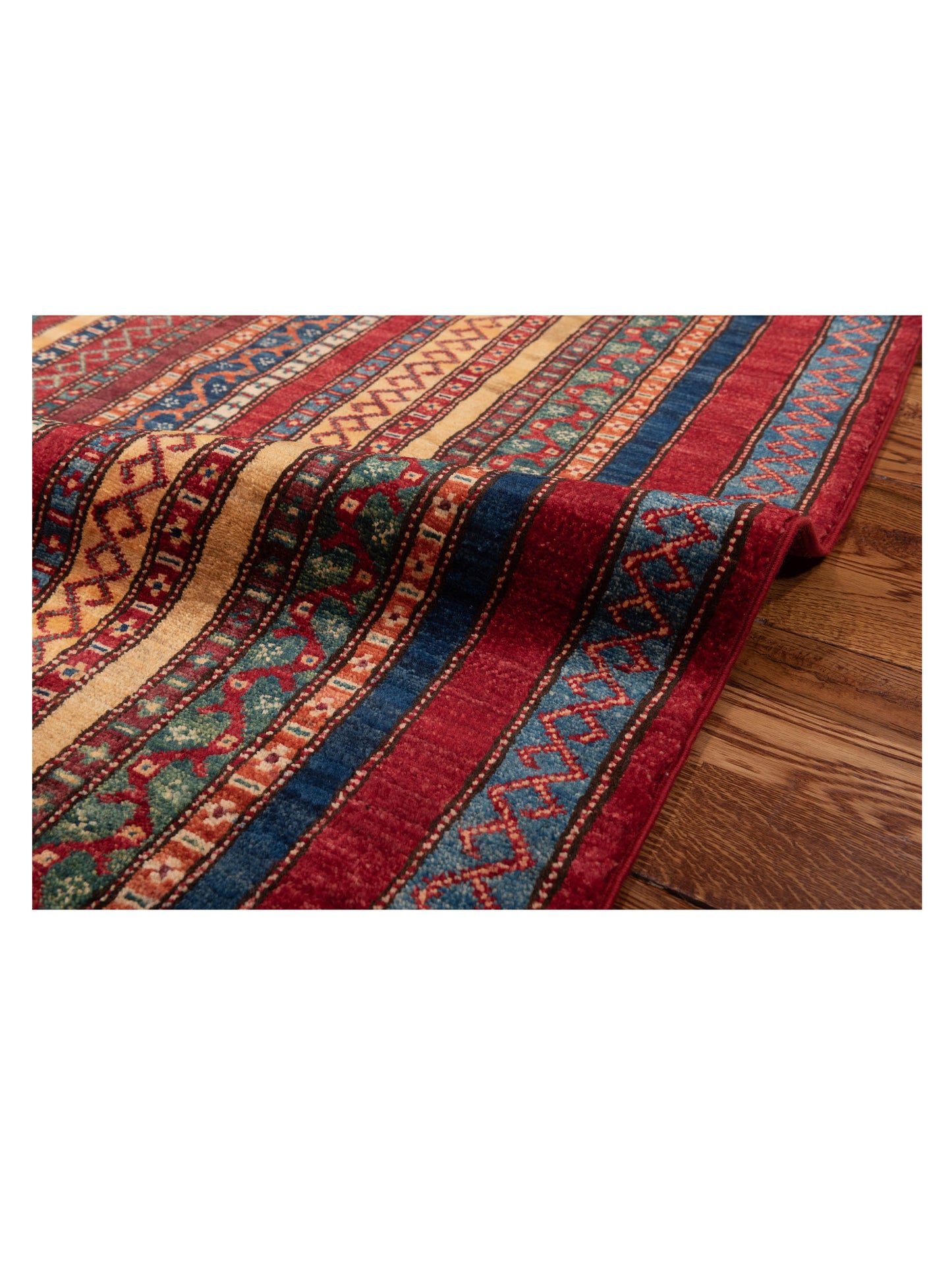 Shalanta Multi 2.9x9.9 Hand Knotted Rug