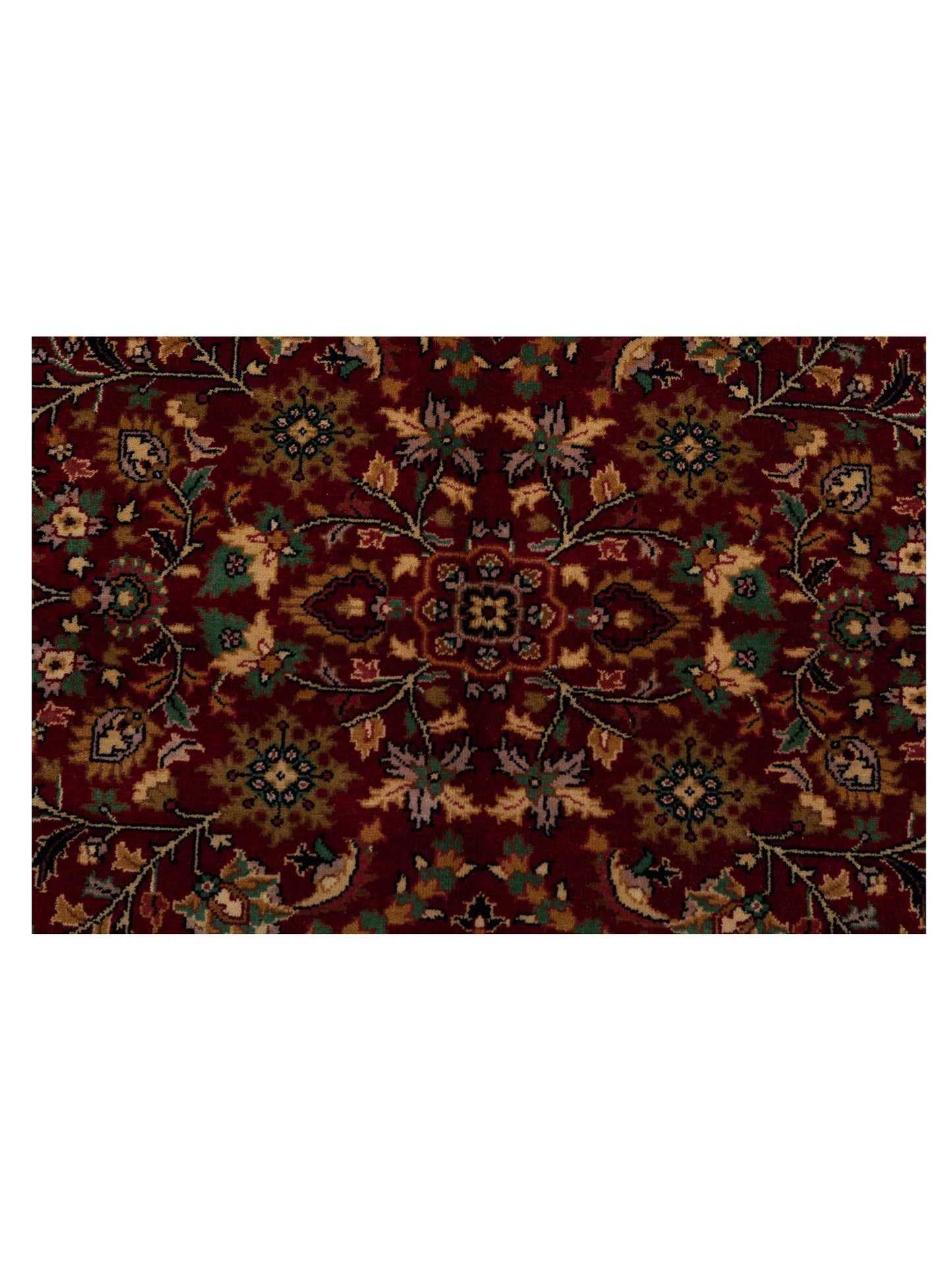 Sansira Red Ivory 8.1x9.11 Hand Knotted Rug
