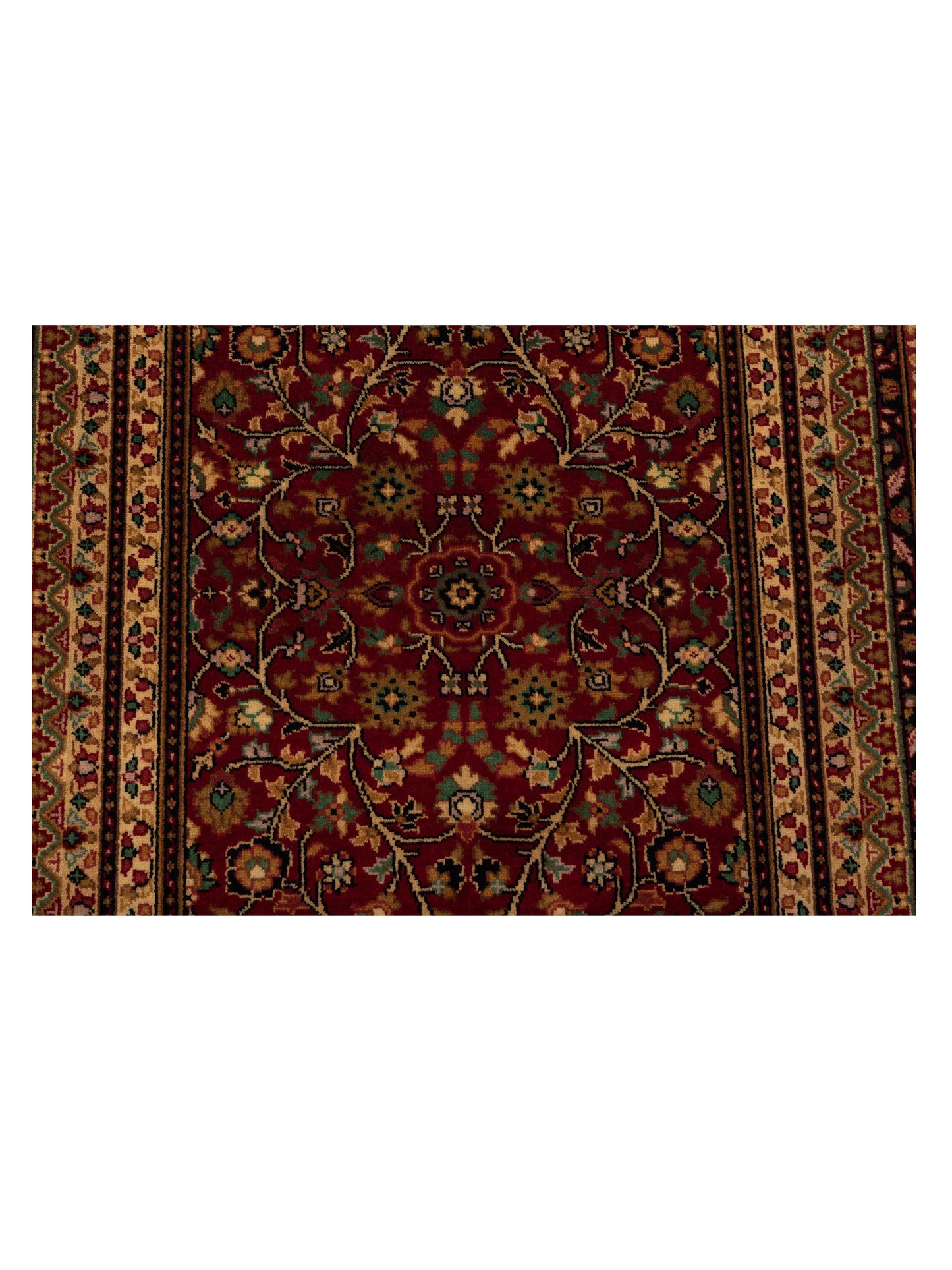 Sansira Red Ivory 4x6.1 Hand Knotted Rug