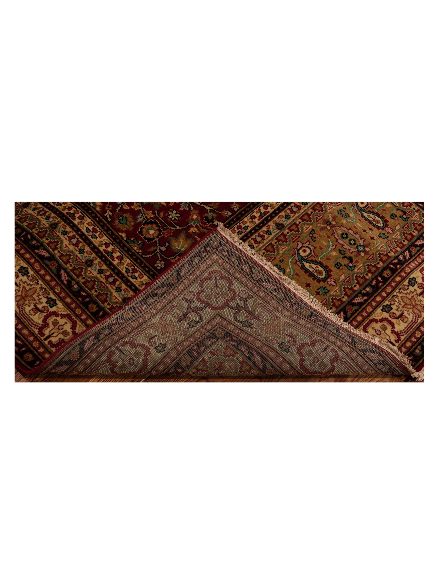 Sansira Red Ivory 4x6.1 Hand Knotted Rug