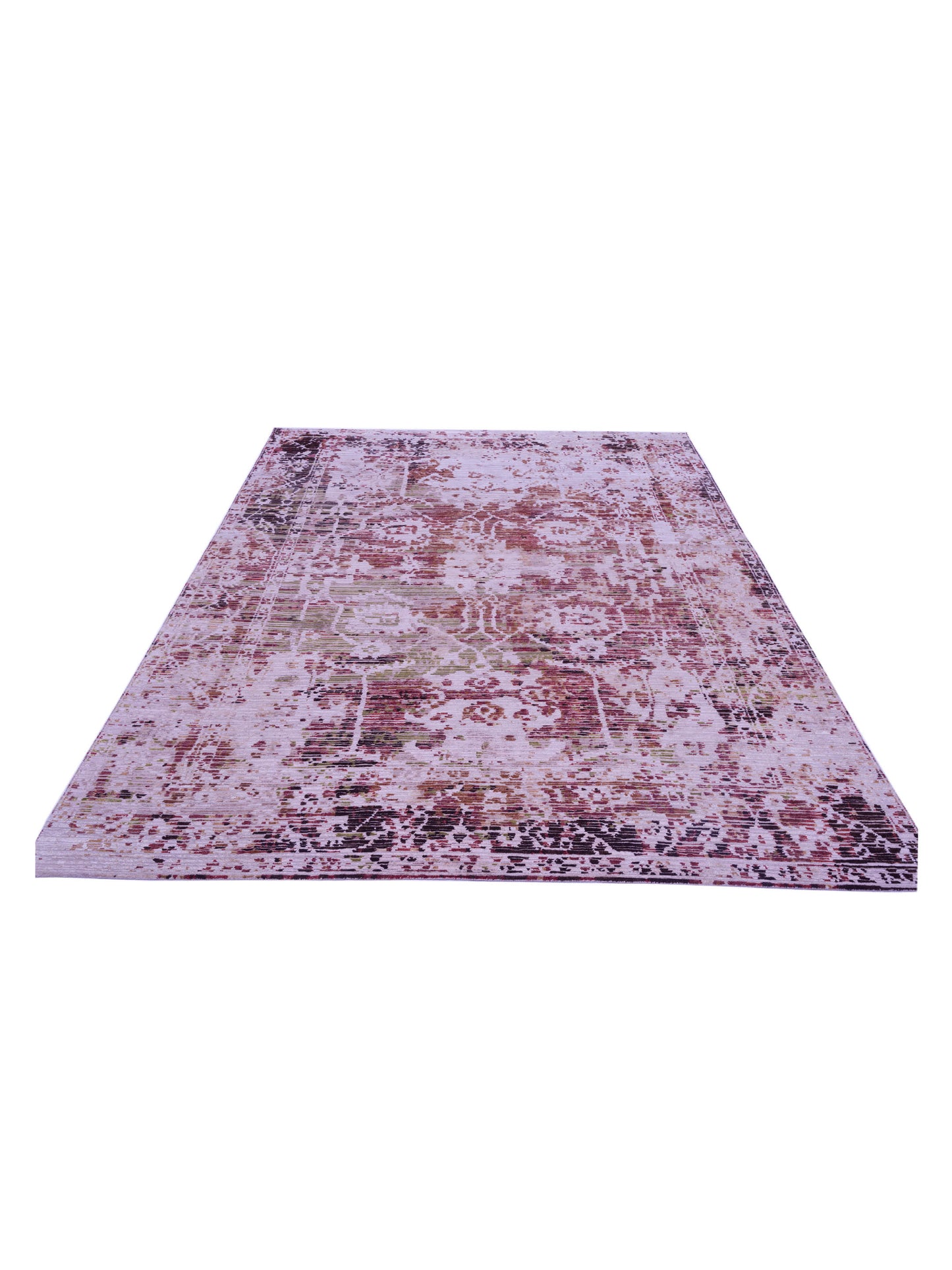 Tenzari Multi Multi 8.10x11.9 Hand Knotted Rug