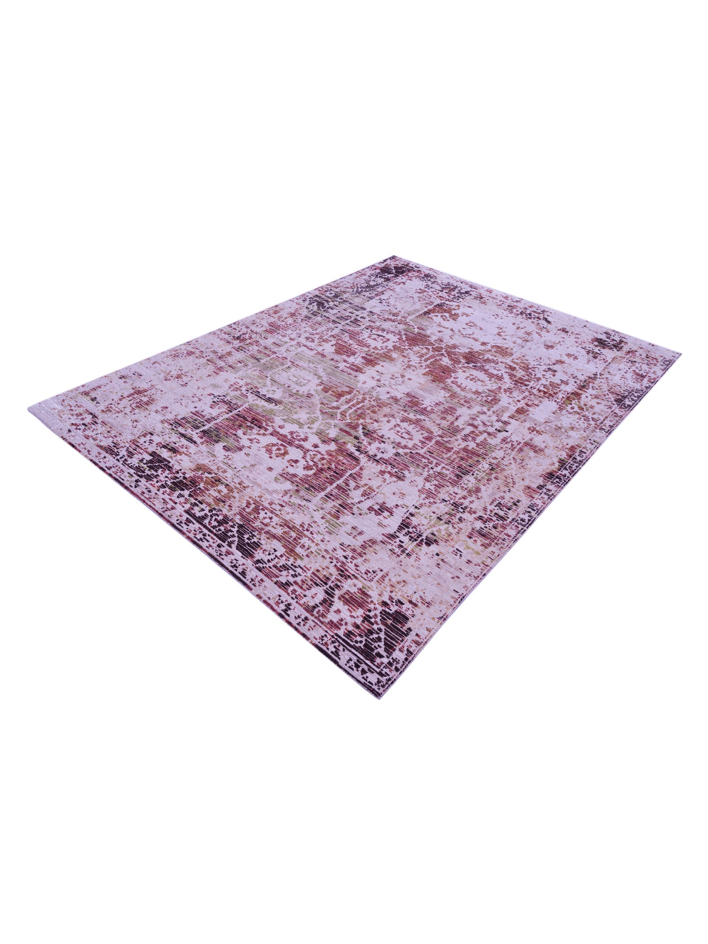 Tenzari Multi Multi 8.10x11.9 Hand Knotted Rug