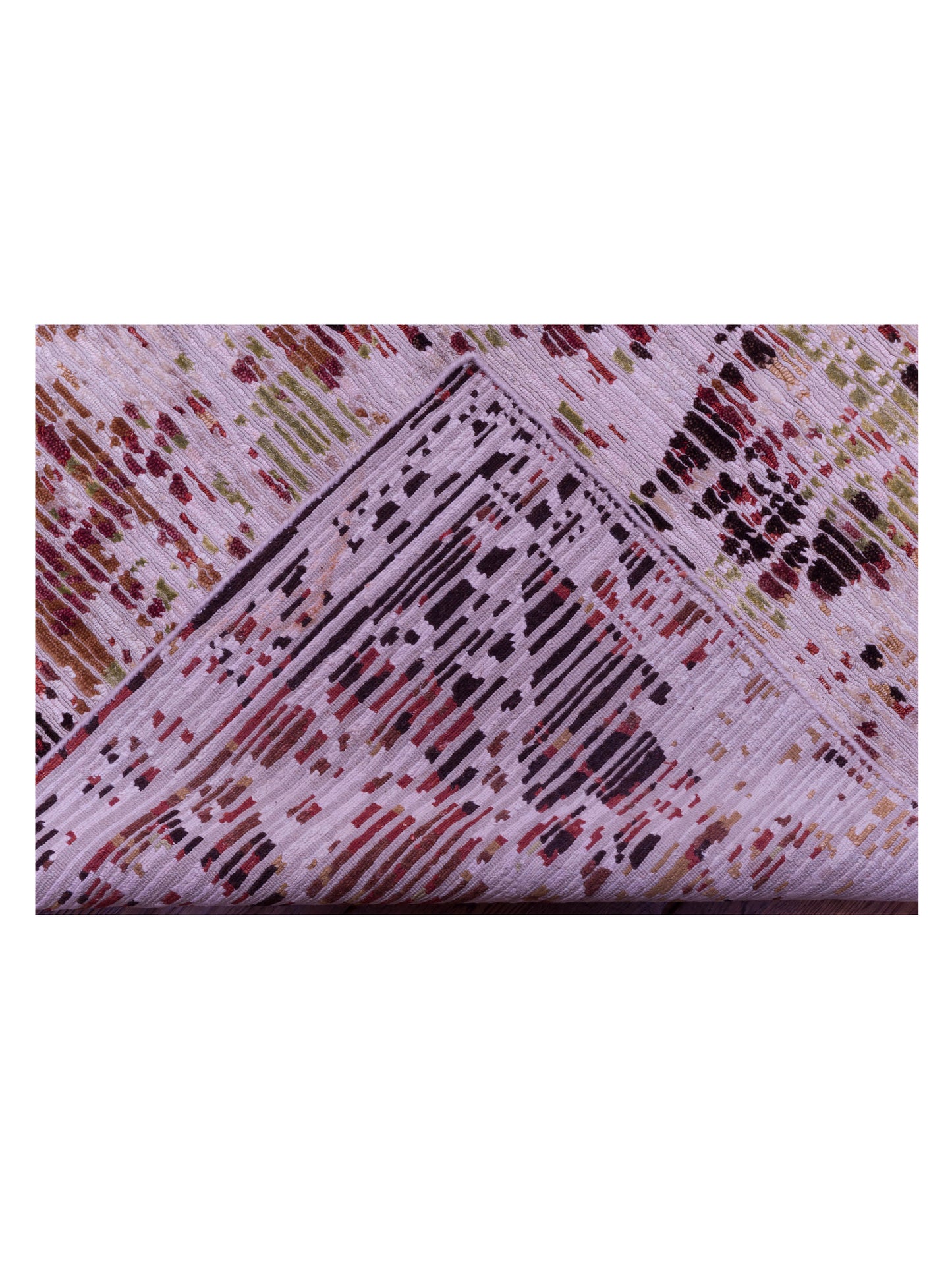 Tenzari Multi Multi 8.10x11.9 Hand Knotted Rug